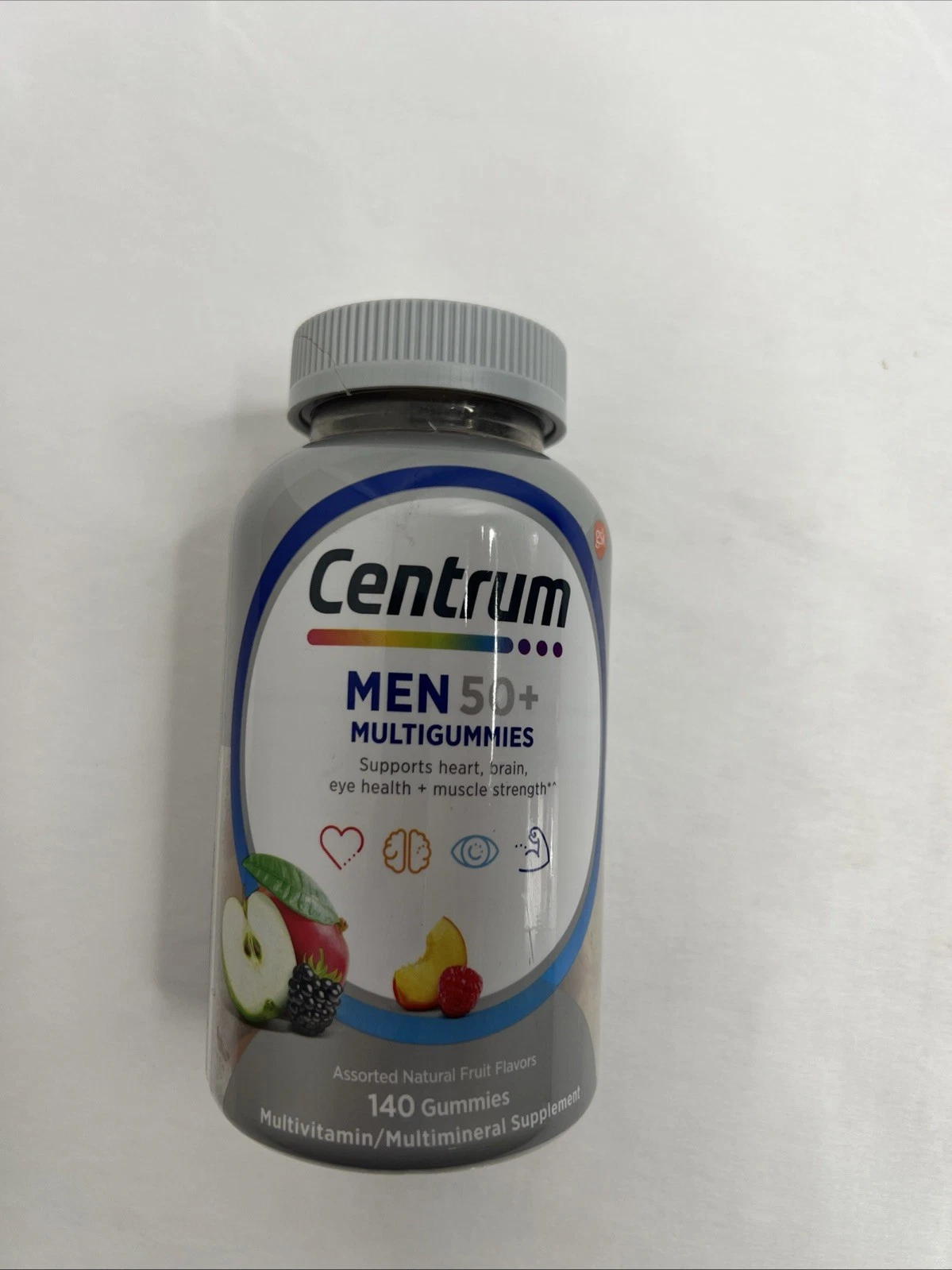 Centrum MultiGummies for Men 50 Plus Vitamin Gummies 140 Count Fruit Flavored