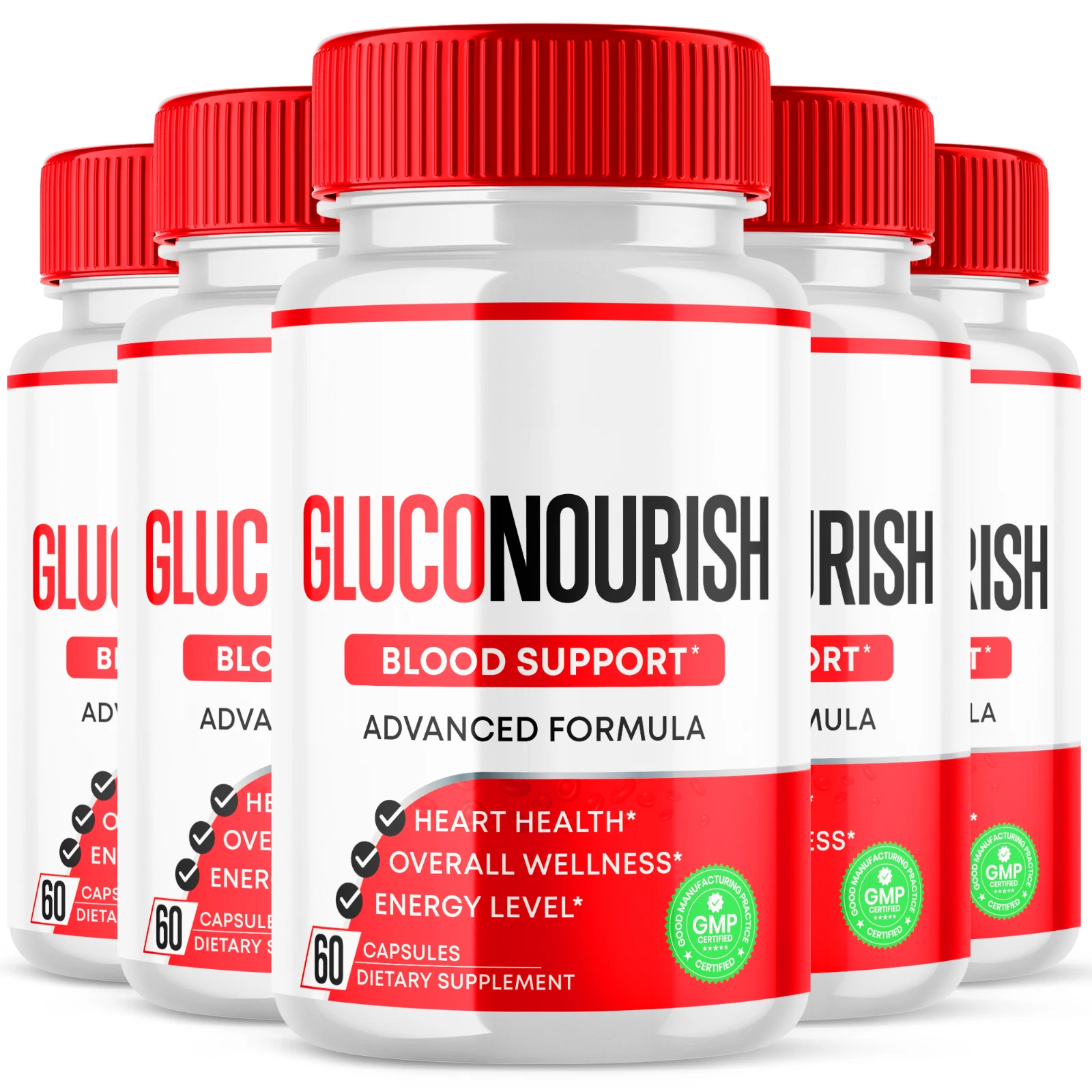 Gluconourish Glyco Optimizer Advanced Glycogen Support Supplement 300 Capsules