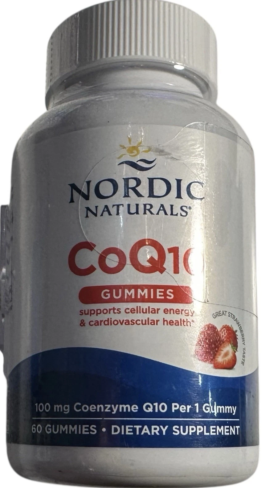 Nordic Naturals CoQ10 Strawberry Gummies - Antioxidant Gummies, 60 ct 11/25 NEW