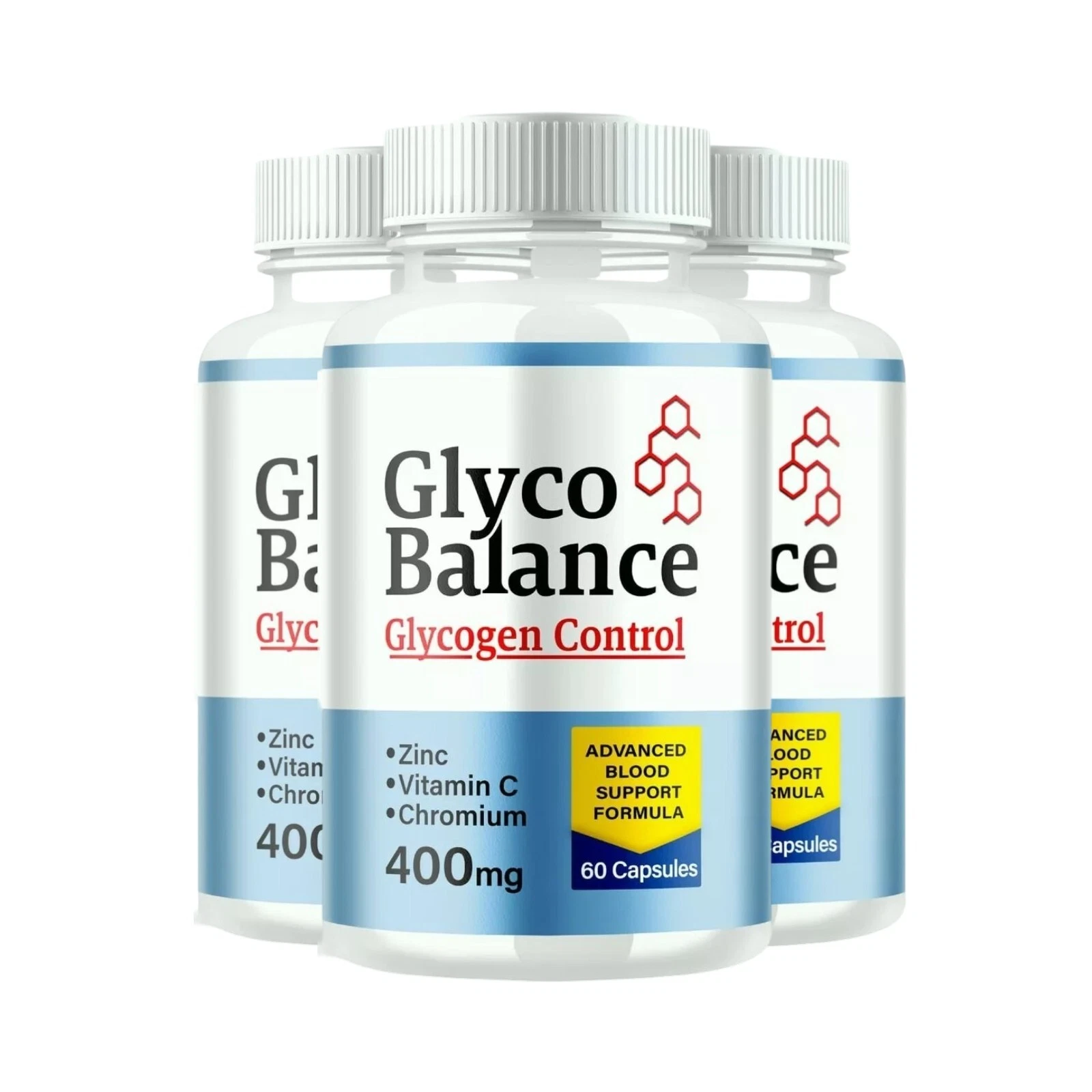 3-Pack Glyco Balance Glycogen Control to Support Blood Pressure - 180 Capsules