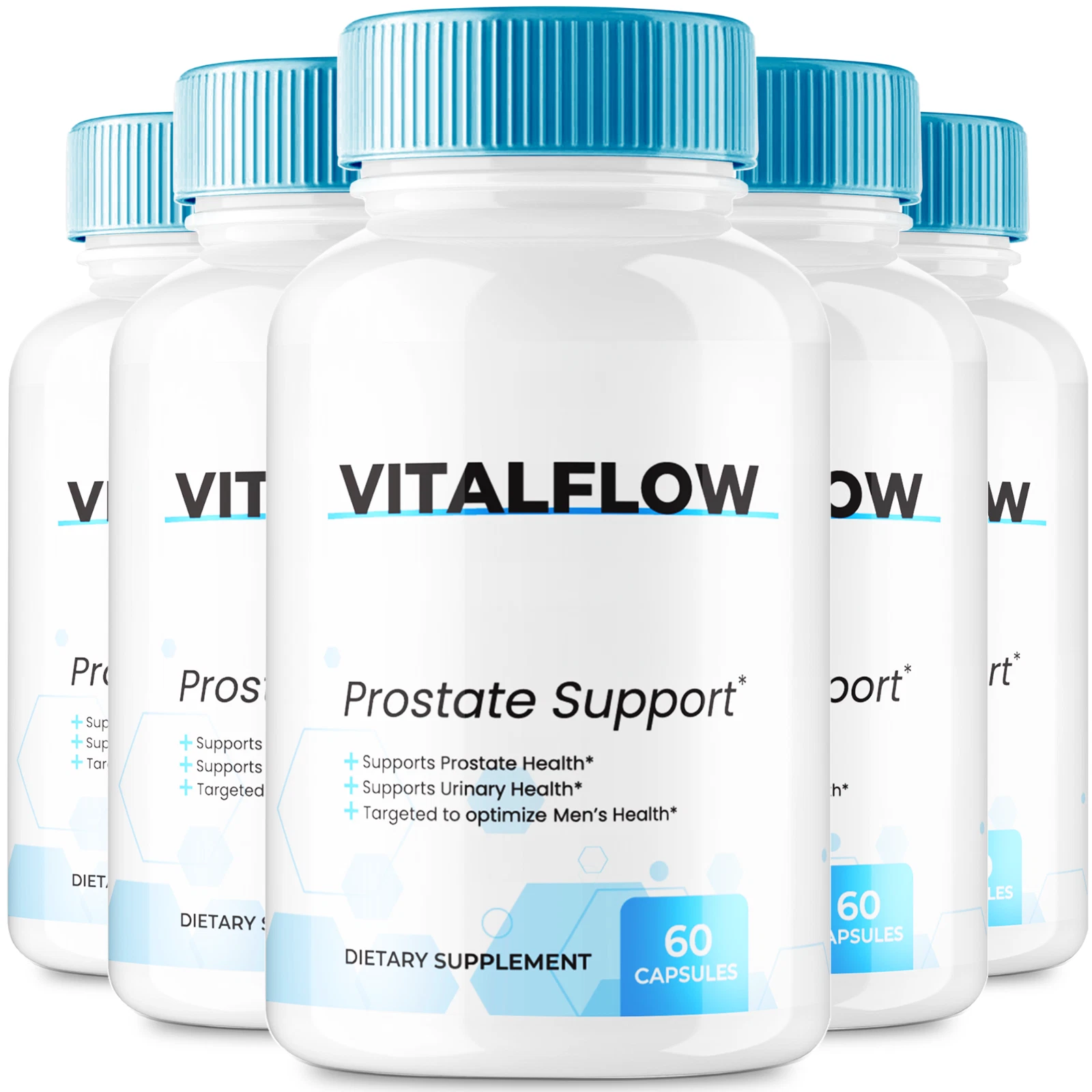 Vitalflow Prostate Support Supplement Pills 300 Capsules (5 Pack)
