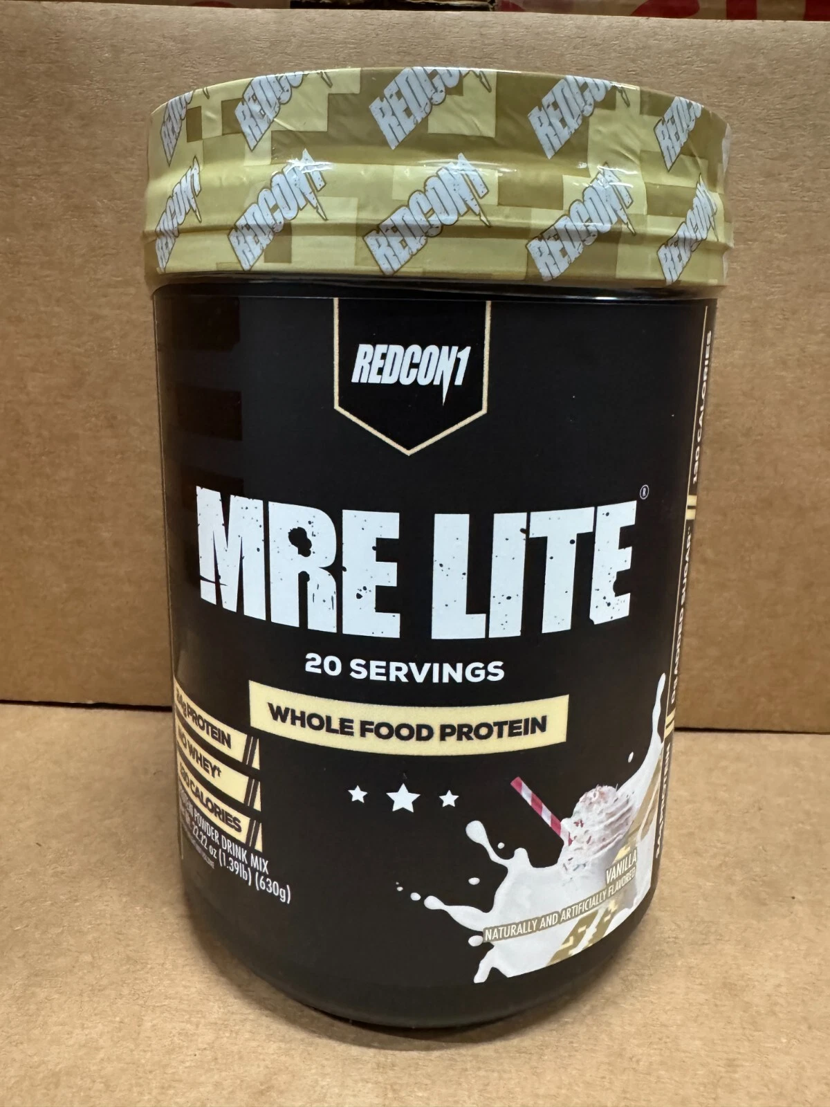 Redcon1 MRE LITE Whole Food Protein 20 Servings Vanilla 8/2025 Expiry Free Ship