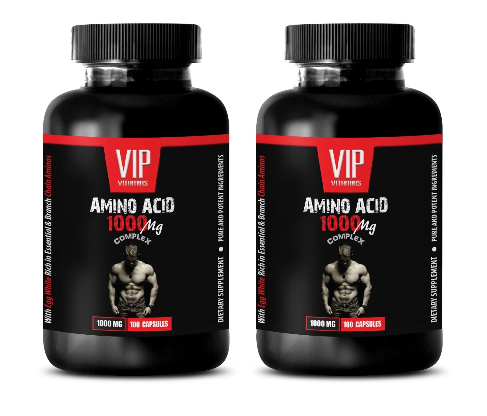 amino acid capsules - AMINO ACID 1000mg - increase workout stamina 2 Bottles