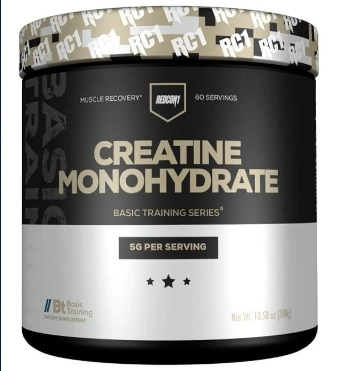 REDCON1 CREATINE MONOHYDRATE Muscle Recovery 60 Servings 5G Per Serving.
