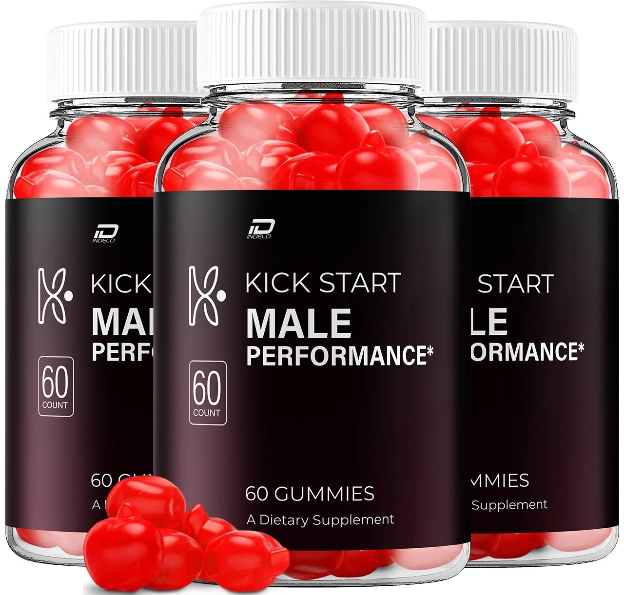 (3 Pack) Kick Start Gummies for Men – KickStart Male Gummy All-Natural Reviews