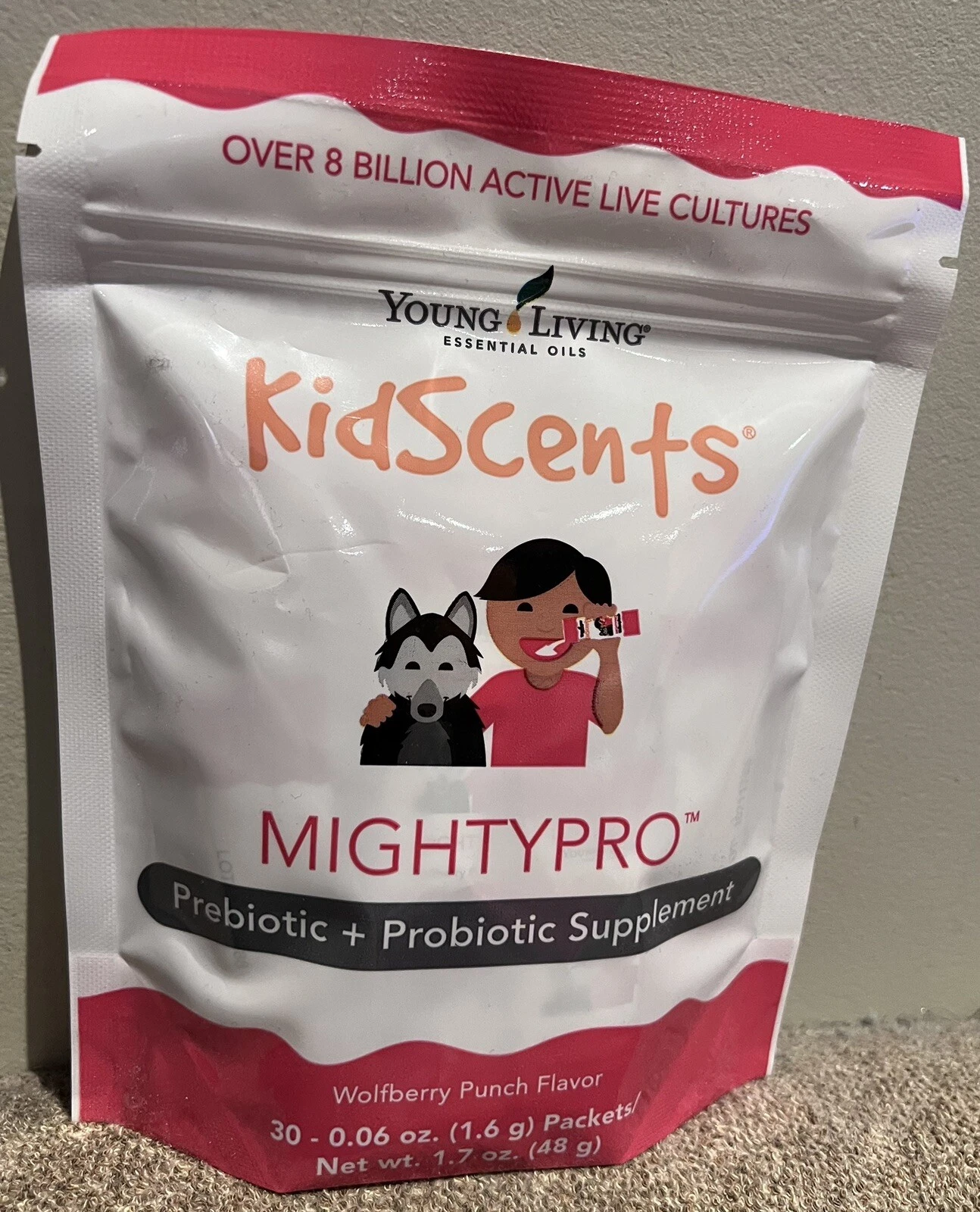 Young Living KidScents MightyPro Prebiotic+Probiotic Supplement FREE SHIPPING