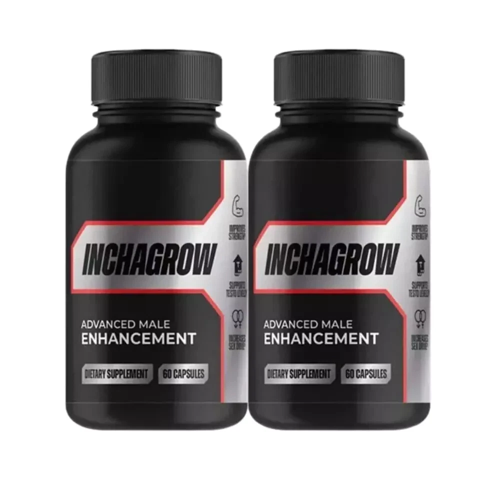 Inchagrow Advance Male Enhancement Dietary Supplement Pills (120 Capsule) 2-Pack