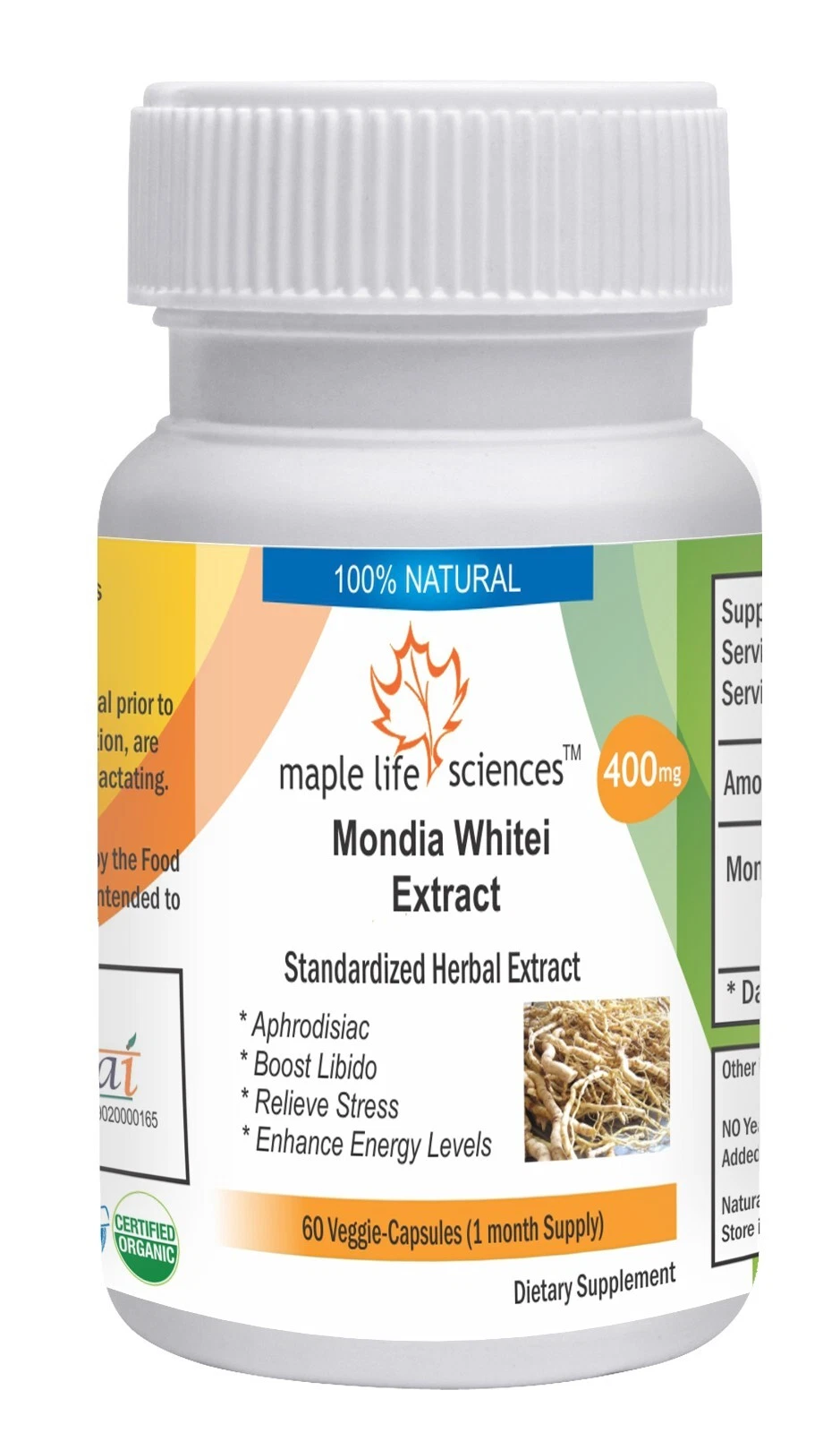 Mondia Whitei Extract 10:1 Capsules Pure & quality