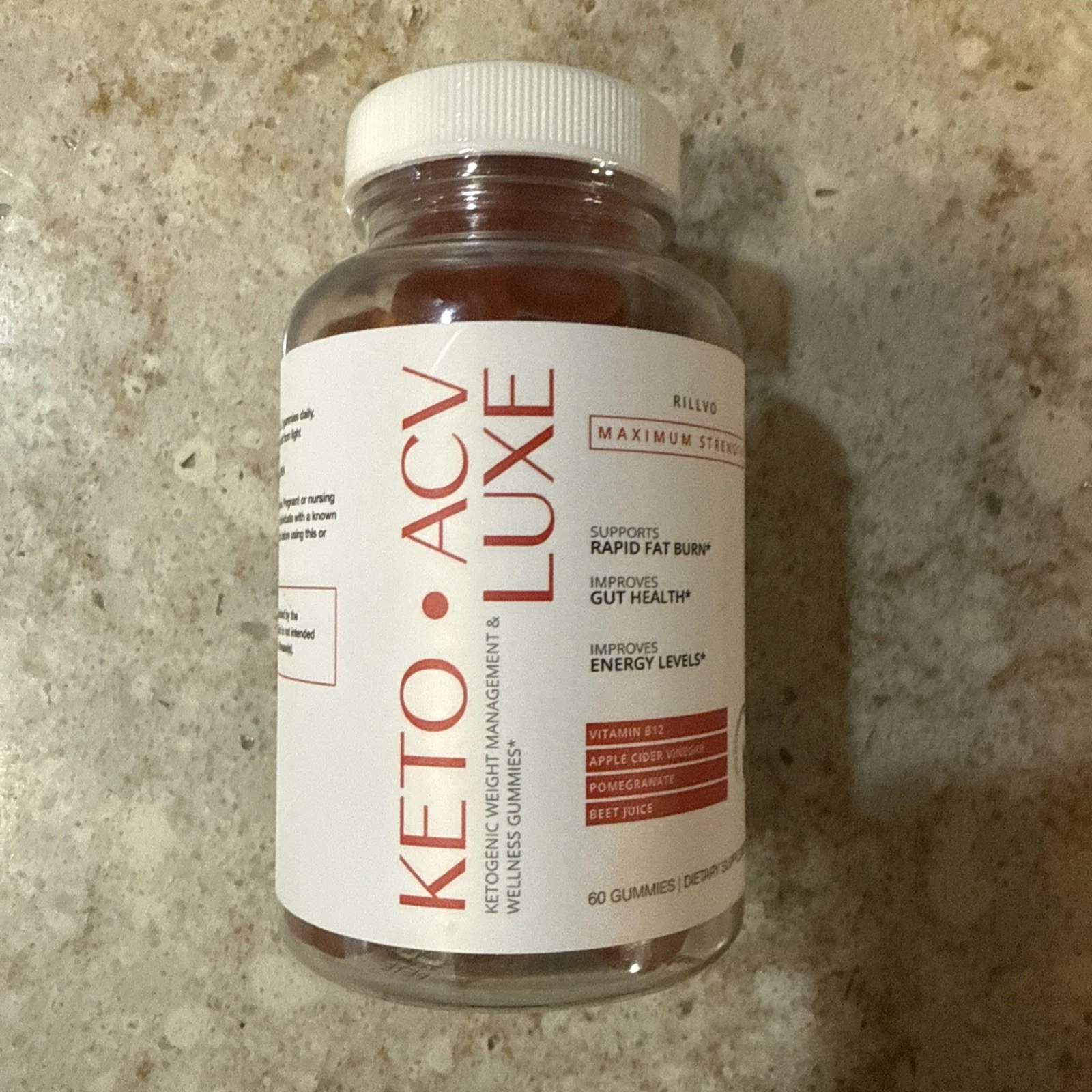 Luxe Keto ACV Gummies, Weight Loss, Fat Burner, Appetite Suppressant-30