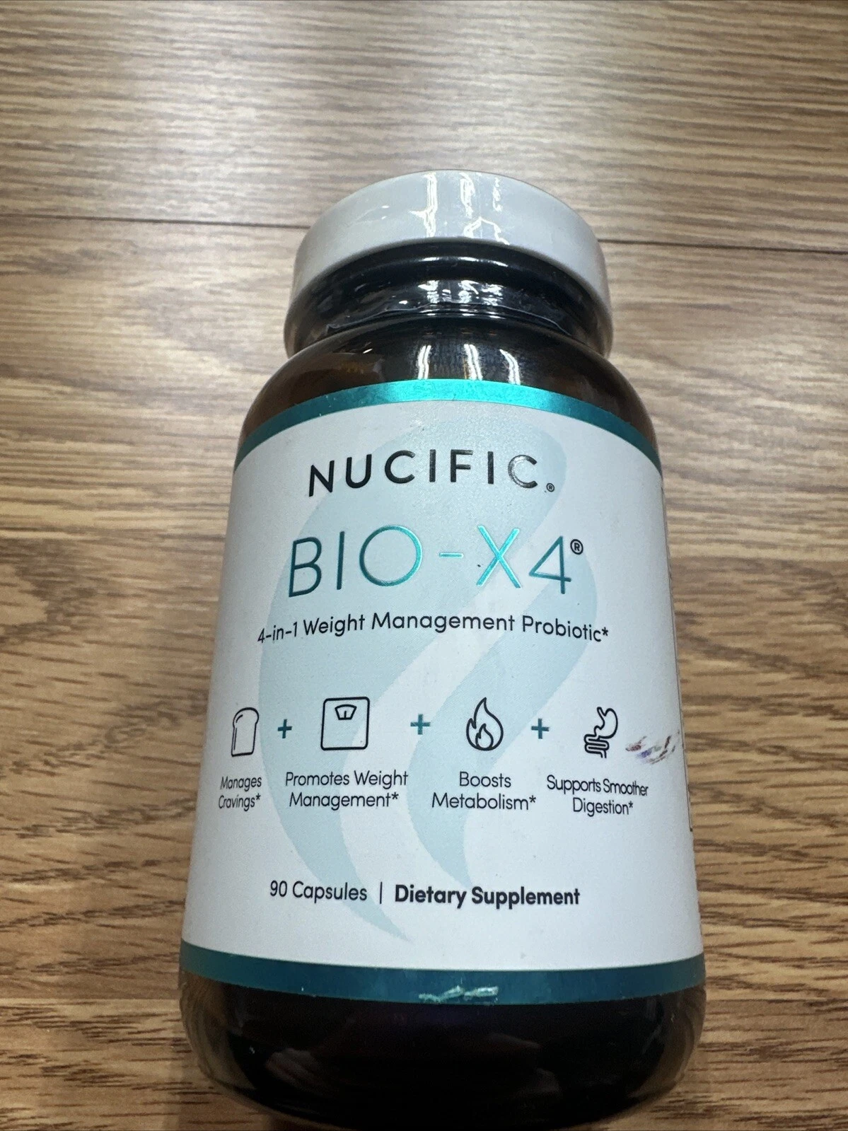 AUTHENTIC BIO-X4 Nucific Weight Loss Manage Probiotic Metabolism Boost 02/26