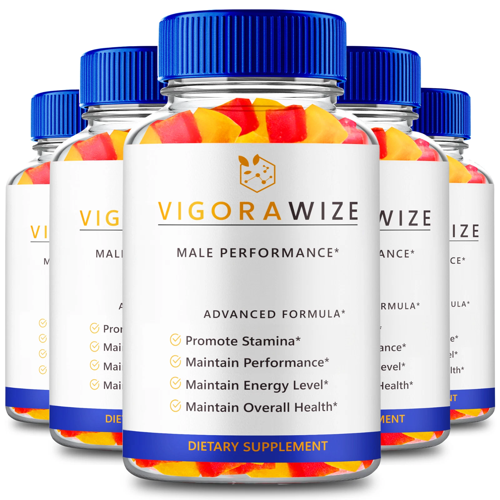 (5 Pack) VigorWize Gummies - Health & Wellness Support Supplement Gummies