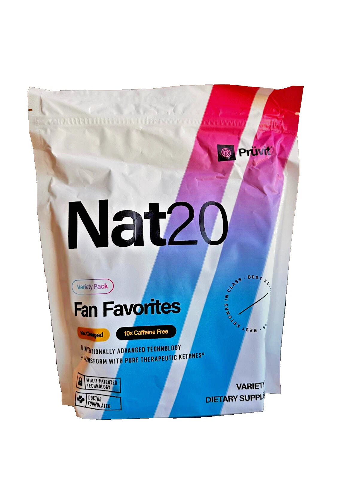 Pruvit Keto OS MAX NAT Ketones NAT 20 Fan Favorites - 20 Packets EXP. DATE 08/25