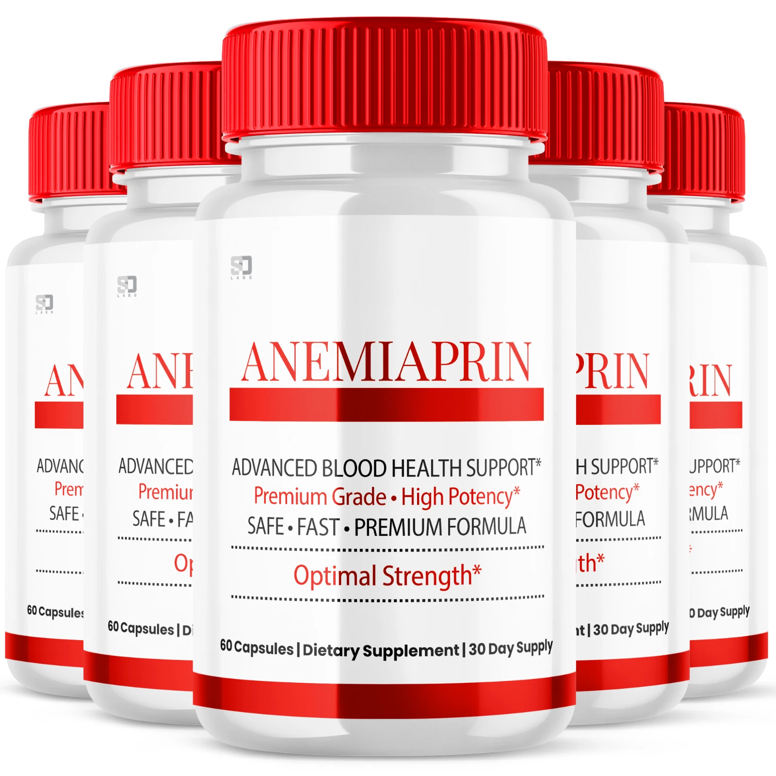 Anemiaprin Blood Support Maximum Strength Glycogen Supplement 300 Capsules