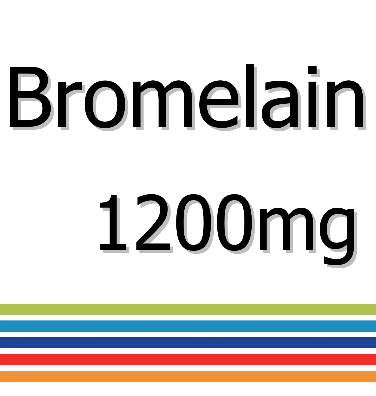 Bromelain 1200mg x 90 Tablets - Inflammation Reduction