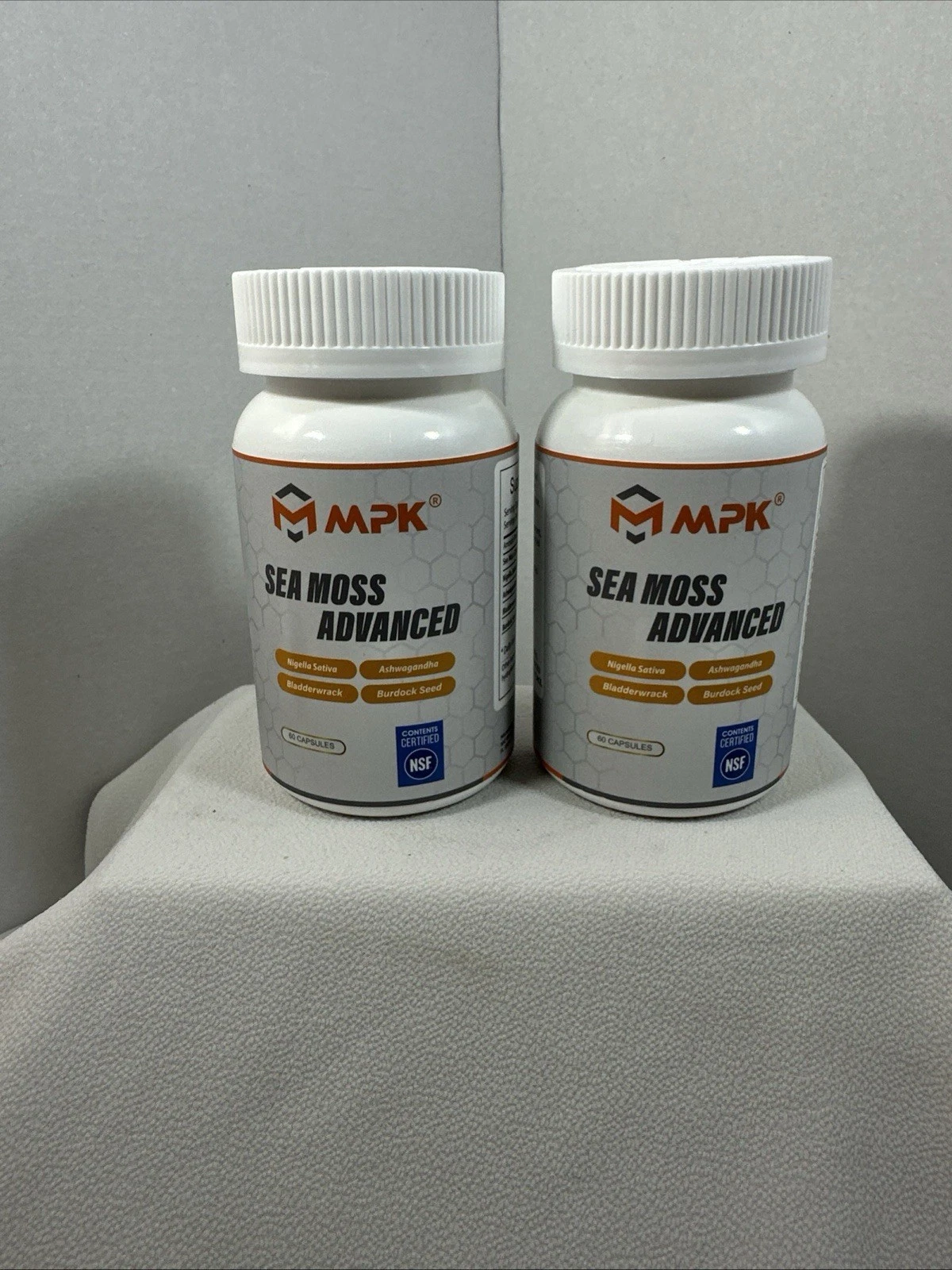 2x Sea Moss Advanced 60 Caps MPK Ashwagandha Burdock Seed Bladderwrack Sativa