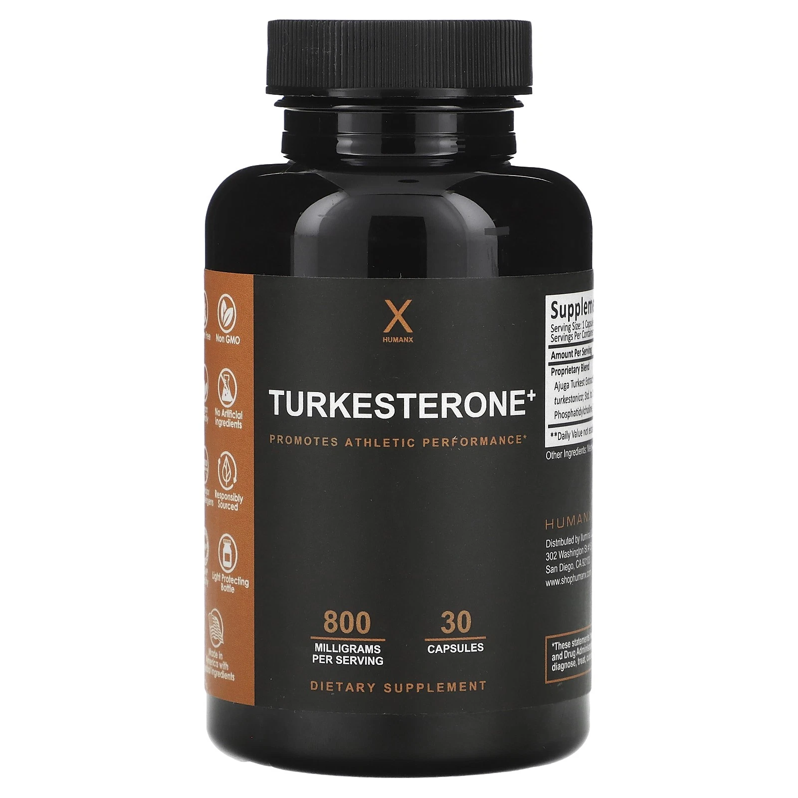 Turkesterone+, 800 mg, 30 Capsules