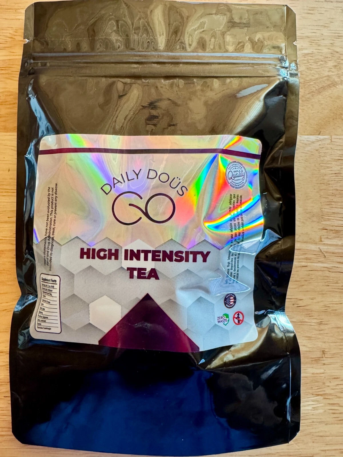 High Intensity Tea Daily Work