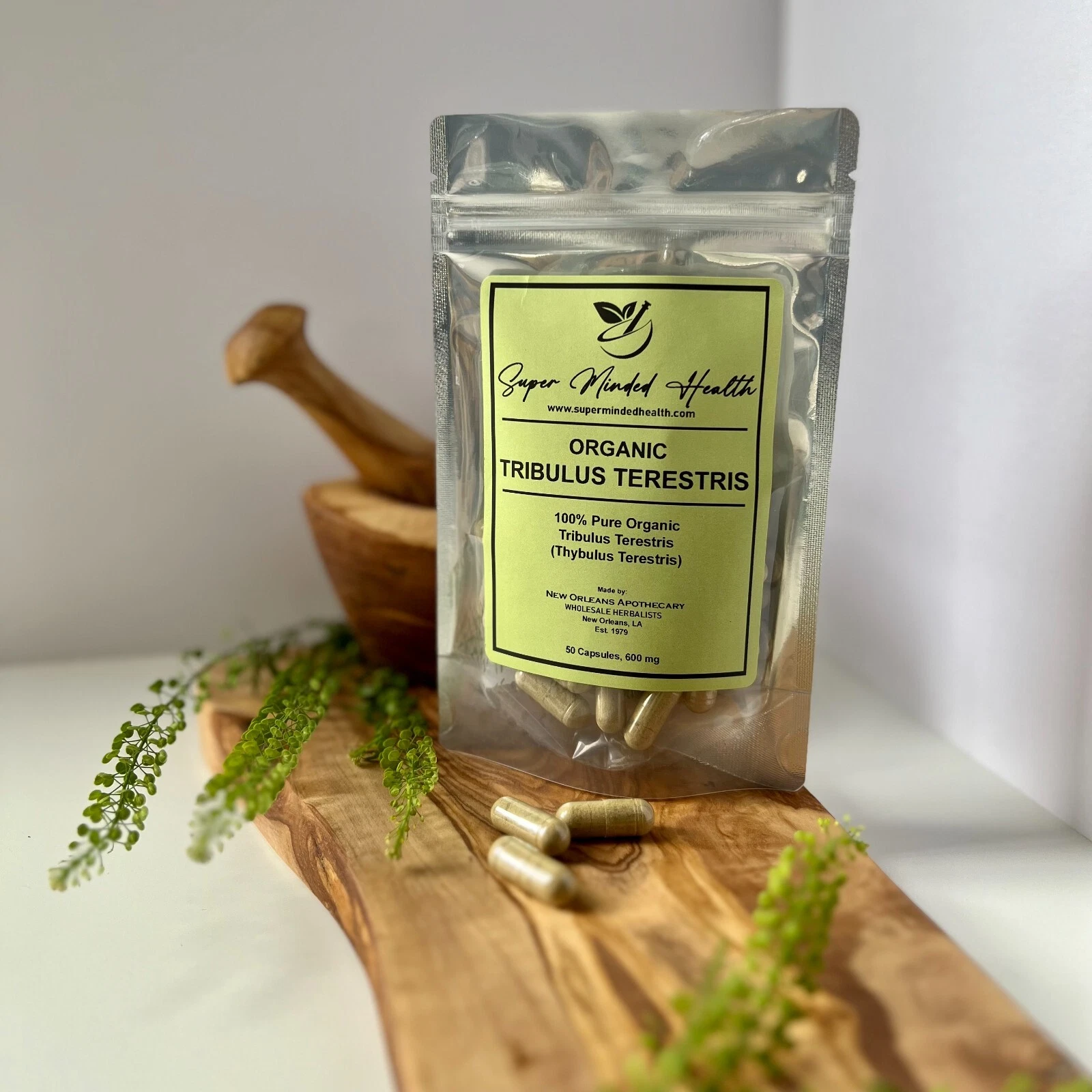 Tribulus Terrestris Capsules | Organic | Thybulus Terestris | 600mg