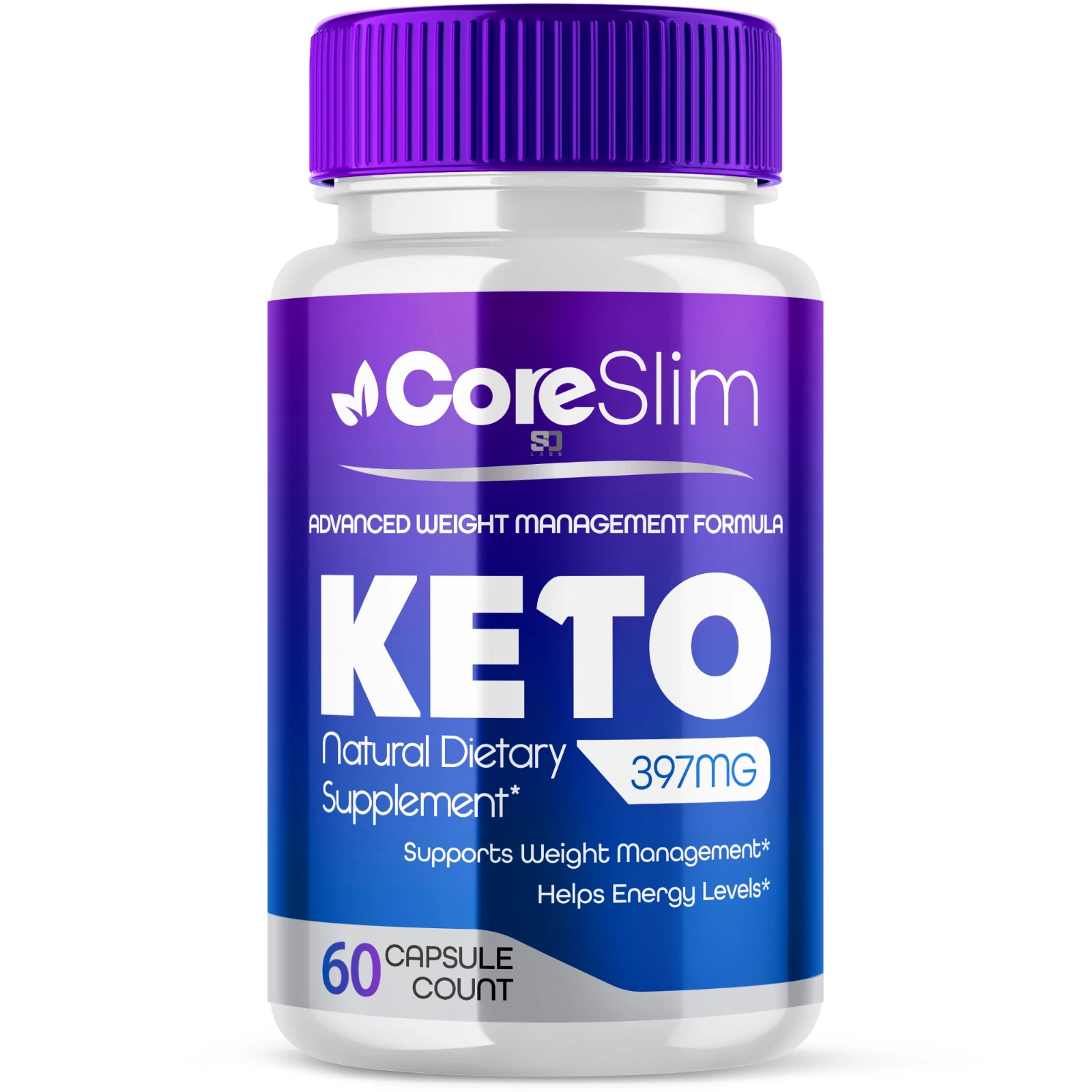 Core Slim Advanced Keto Formula, Core Slim Plus Keto Support (60 Capsules)