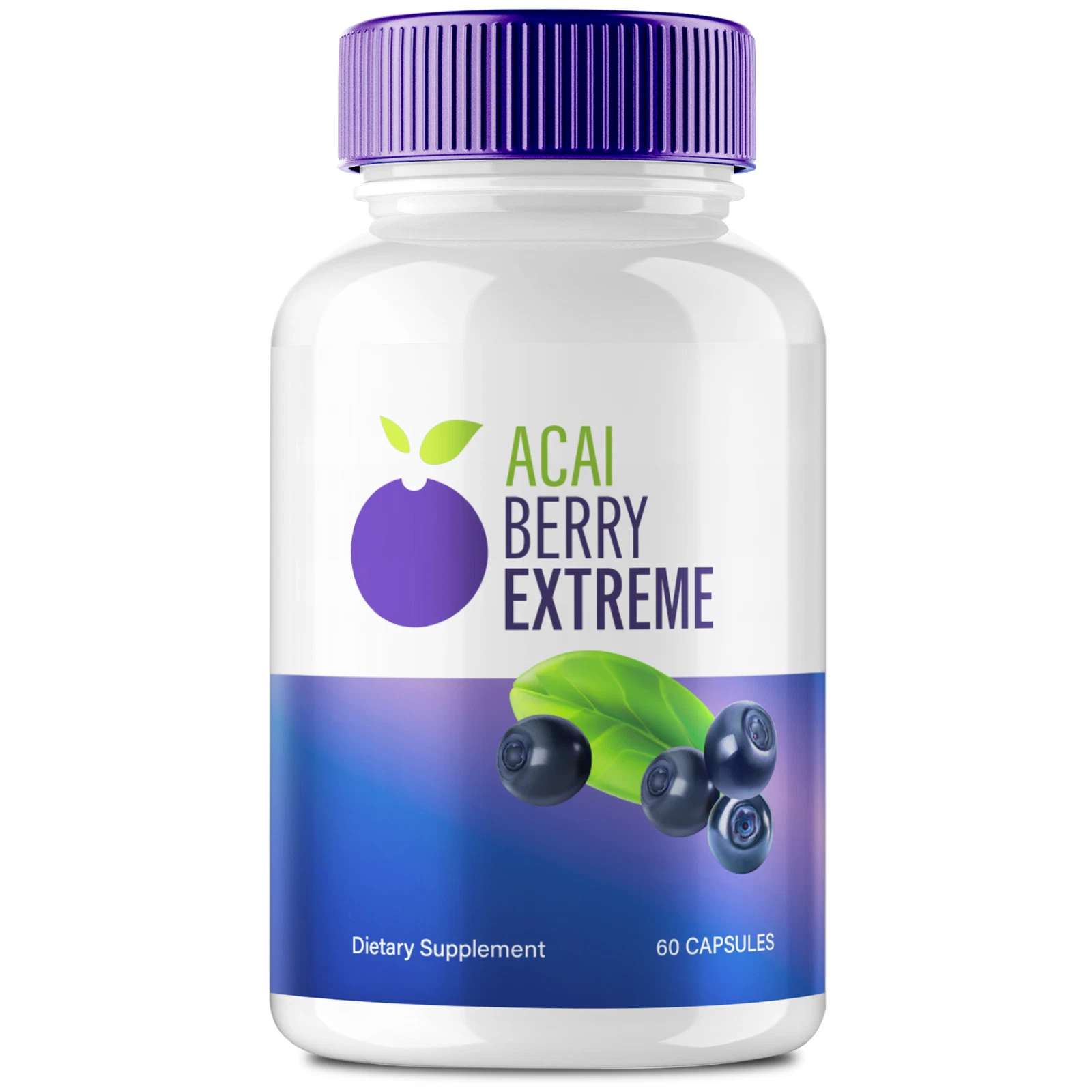 Acai Berry Extreme Advanced Weight Loss Pills Burn Stubborn Fat Energy 60ct