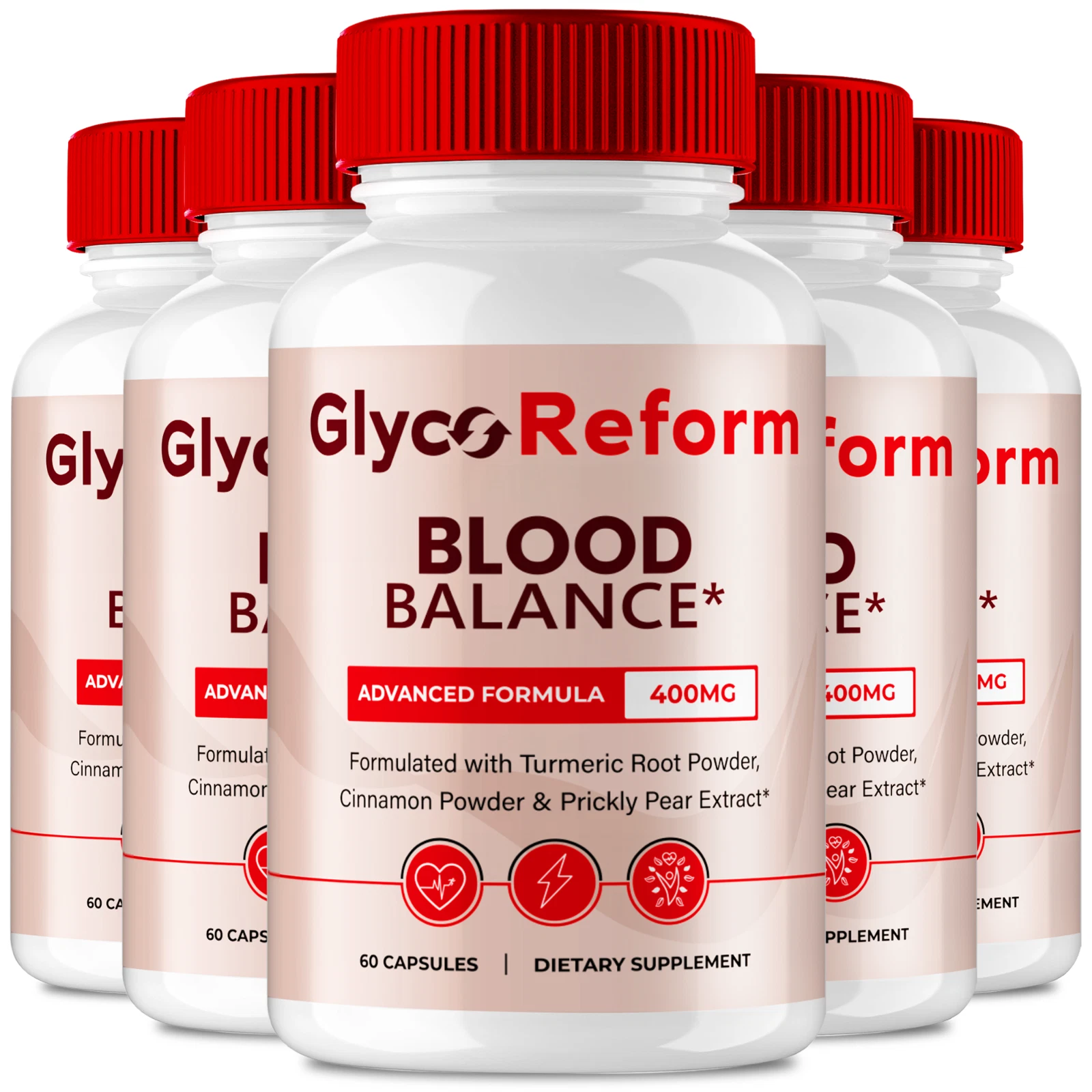 (5 Pack) Glyco Reform Blood Balance Pills, GlycoReform Advanced Blood Support