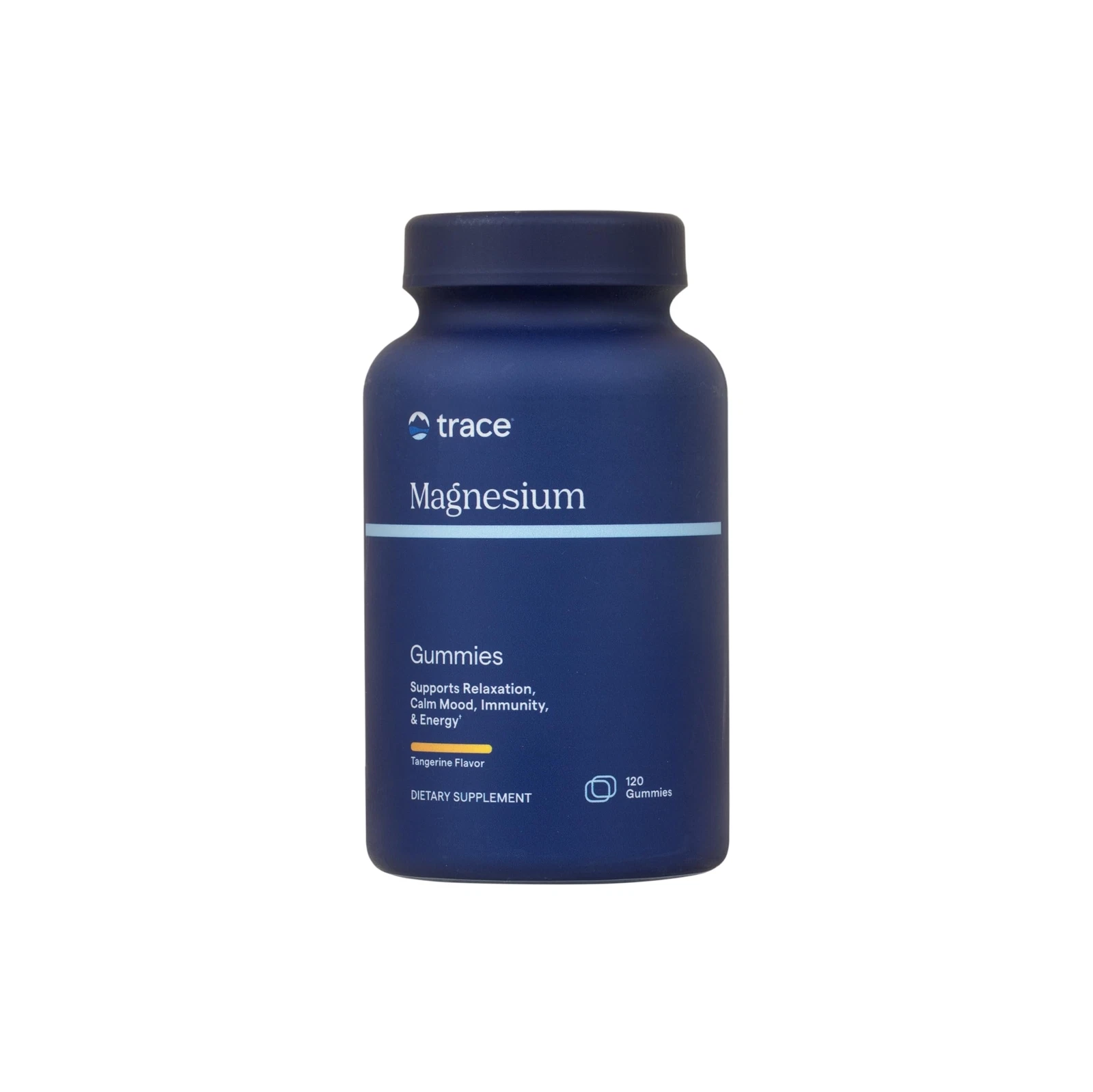 Trace Minerals I Magnesium Gummies 120 Ct Tangerine Flavor Low Sugar