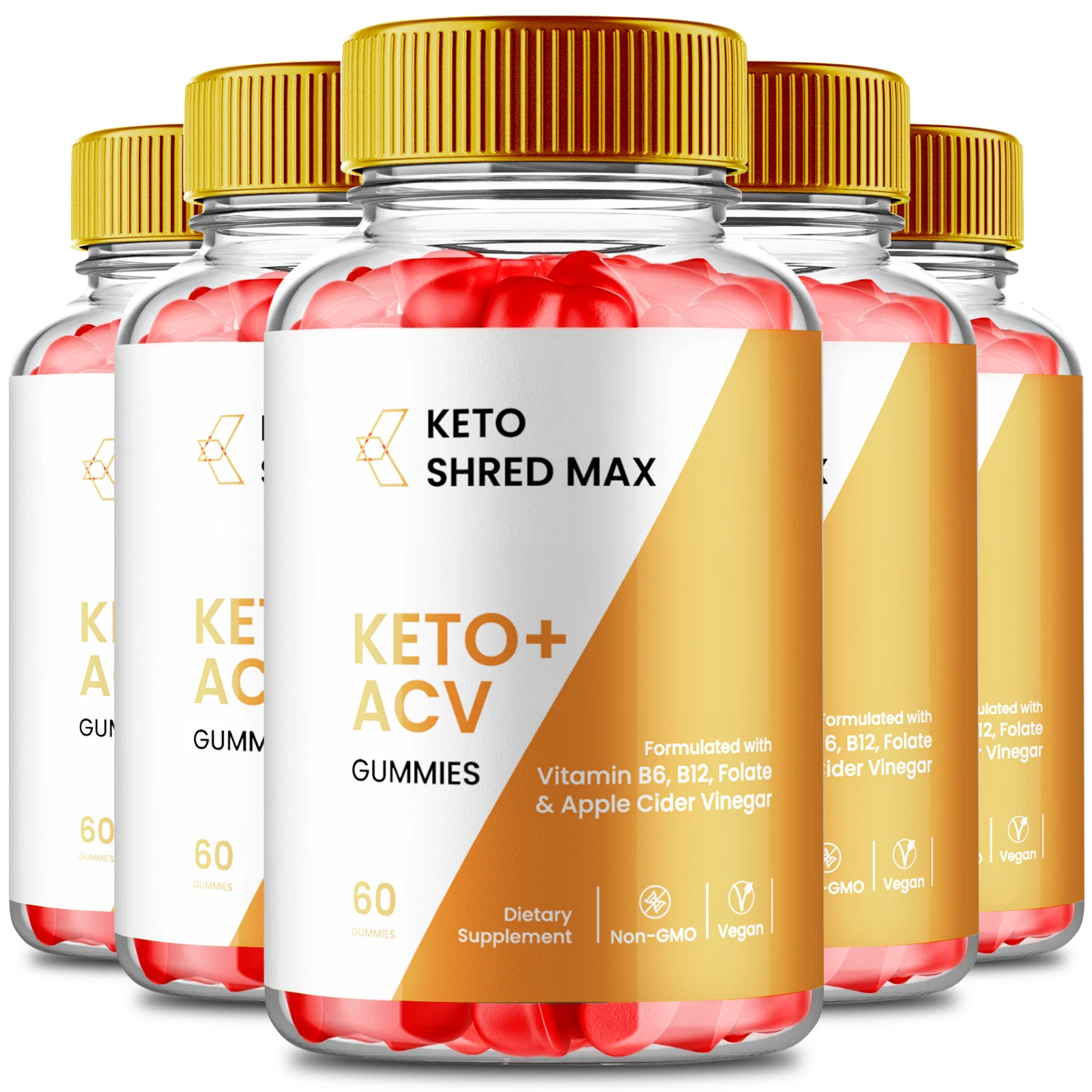 Keto Shred Max ACV Gummies - Official formula (5 Pack)