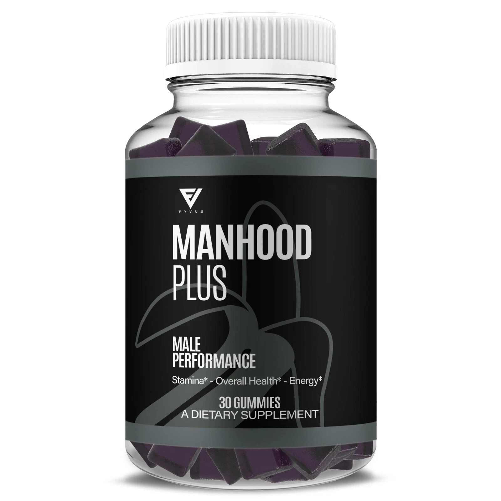 Manhood Plus Gummies for Men ManhoodPlus Supplement (1 Month Supply)