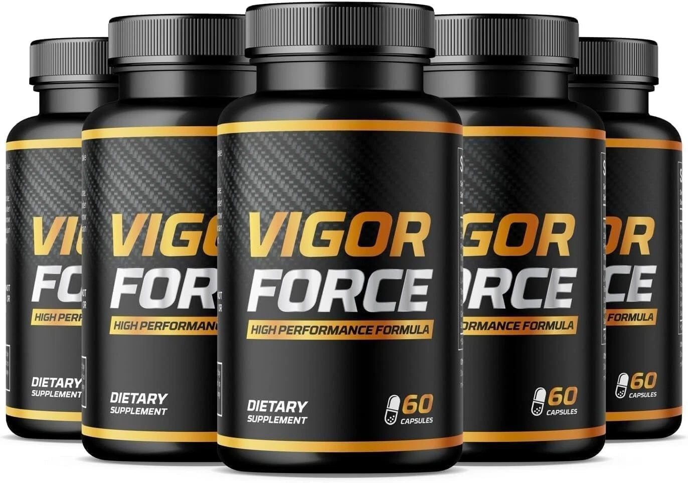 Vigor Force High Performance Formula Gluten Free Supplement (300 Capsule) Pack 5