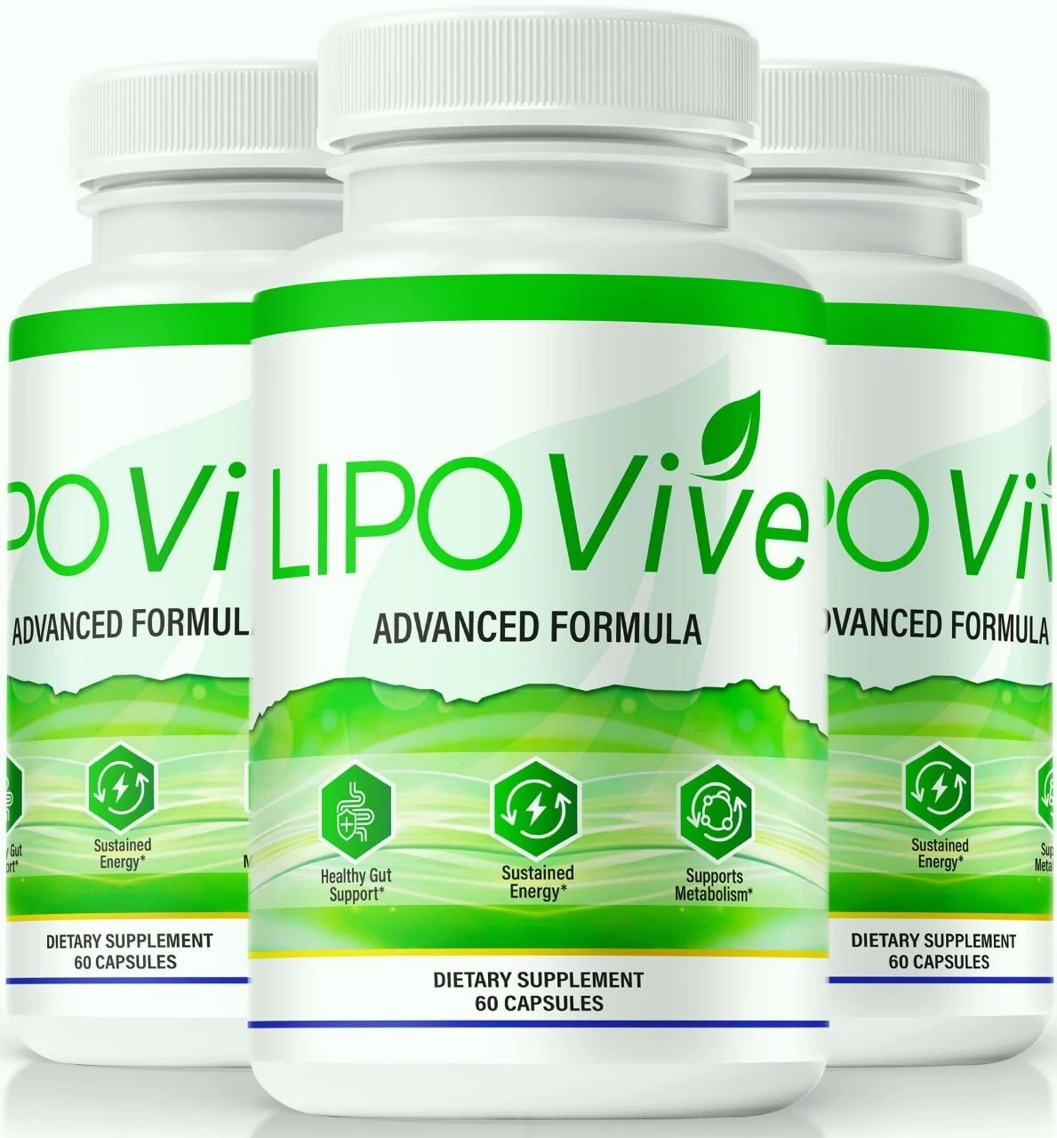 (3 Pack) LipoVive Capsules, Weight Loss Pills to Help Burn Excess Belly Fat