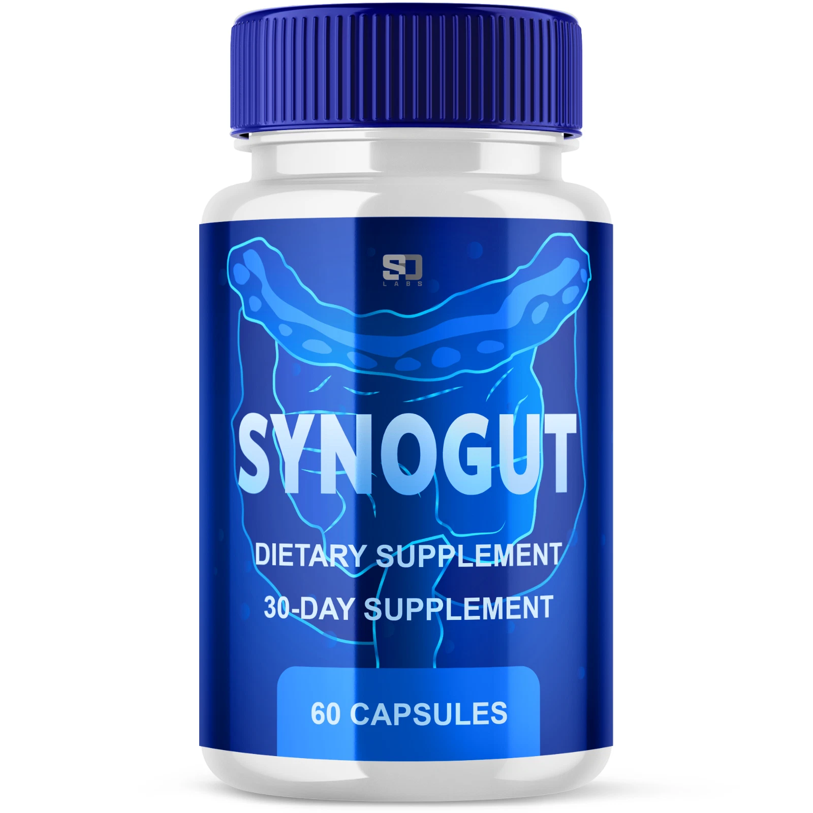 Synogut Probiotic Gut Health Formula, Enhance Digestive Function 60 Capsules