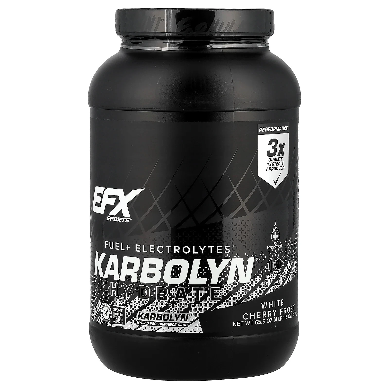 Karbolyn® Hydrate, White Cherry Frost, 4 lb 1.5 oz (1,856 g)