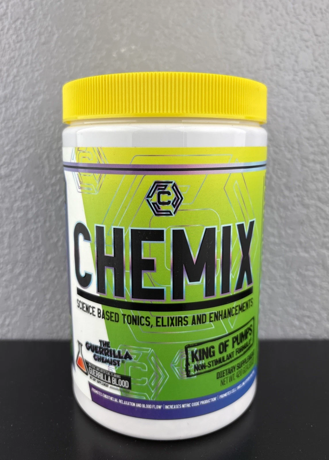 Chemix King of Pumps Non-Stimulant Muscle Pumps - Guerrilla Blood 20 Servings