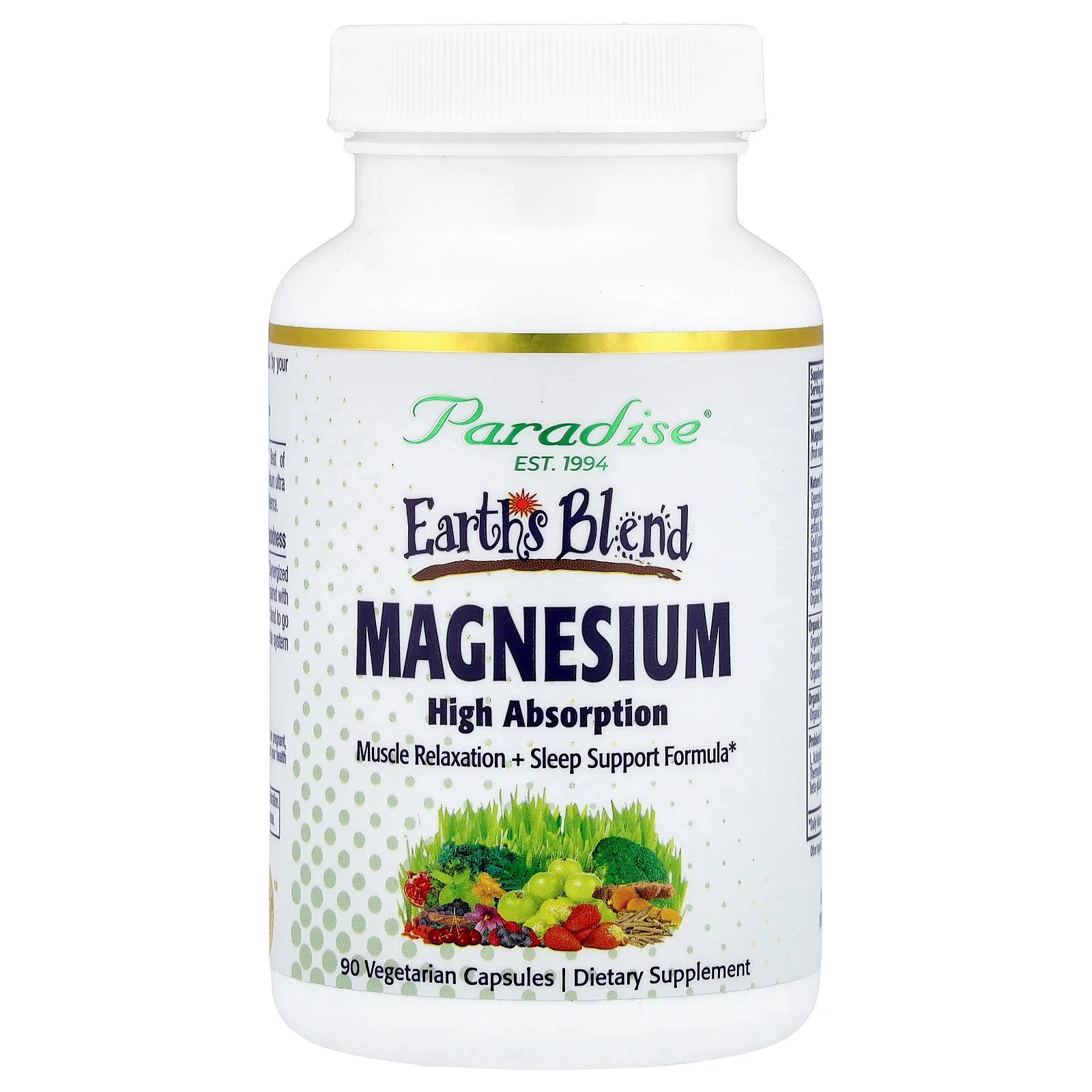 Earth's Blend, Magnesium, 90 Vegetarian Capsules