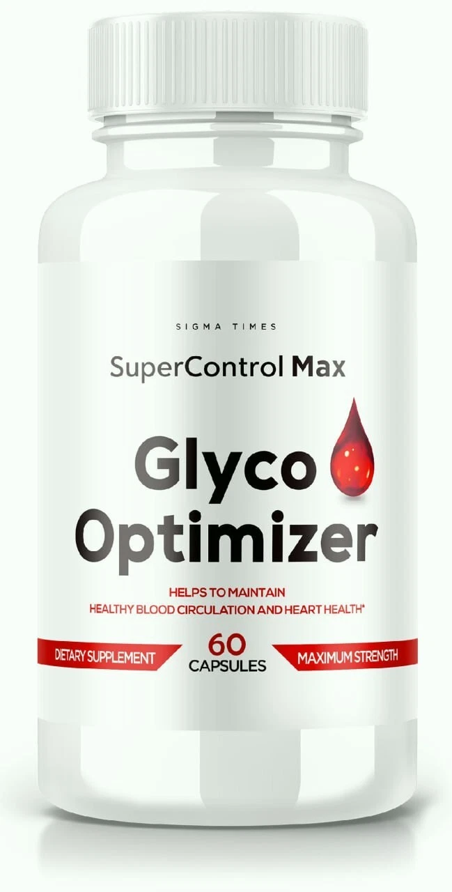 SuperControl Max Glyco Optimizer Pills, Blood Balance Support Supplement 60ct