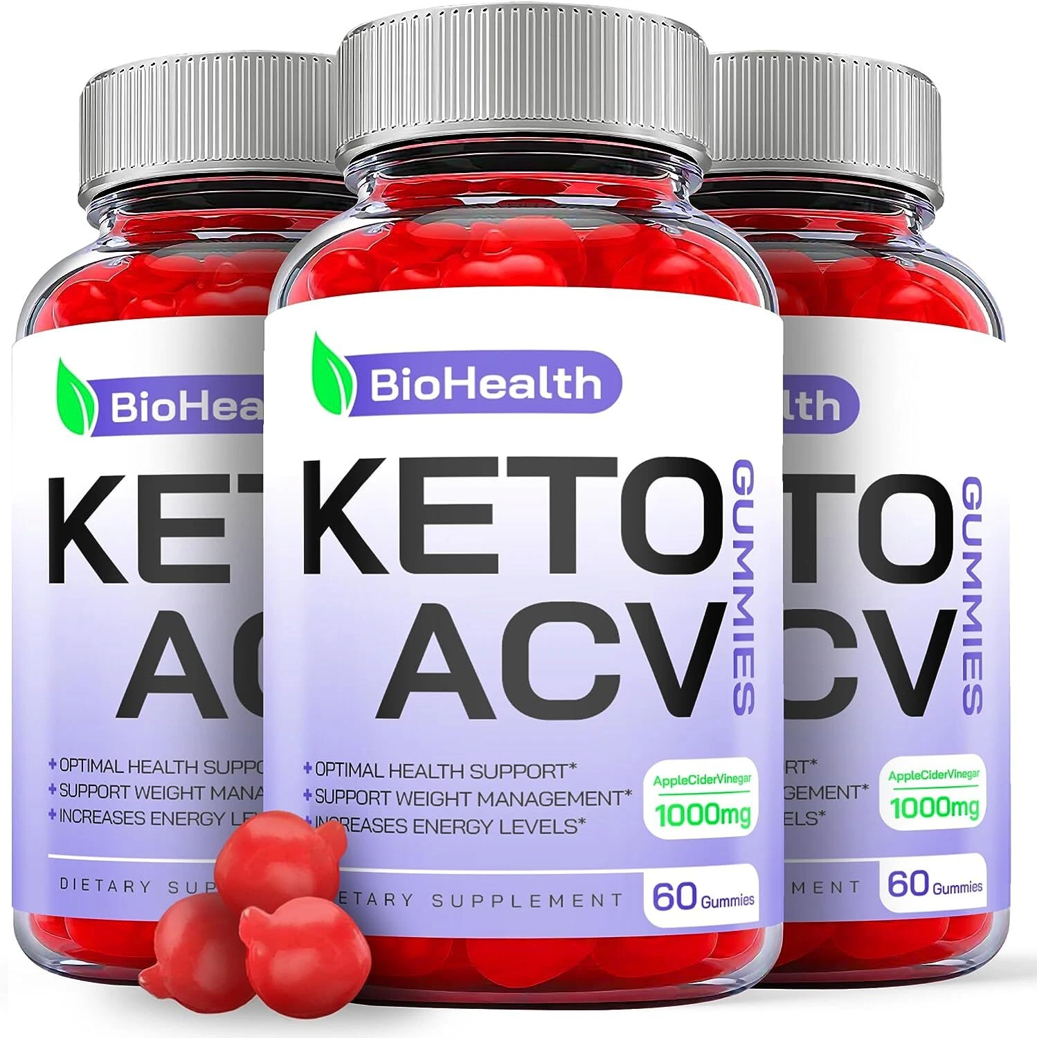 Biohealth Keto Gummies - Biohealth ACV Gummys For Weight Loss ORIGINAL - 3 Pack