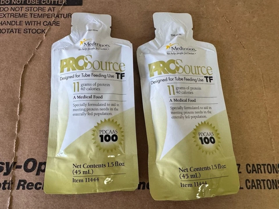 ProSource TF Tube Feeding Formula Unflavored 45 mL Pouch 53 Count EXP May 2026