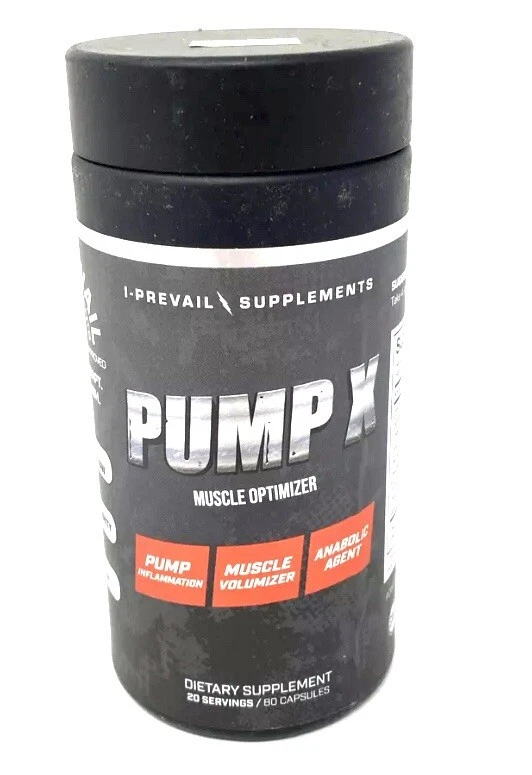 I-Prevail Supplements PUMP X Muscle Optimizer - Anabolic Agent -Muscle Volumizer