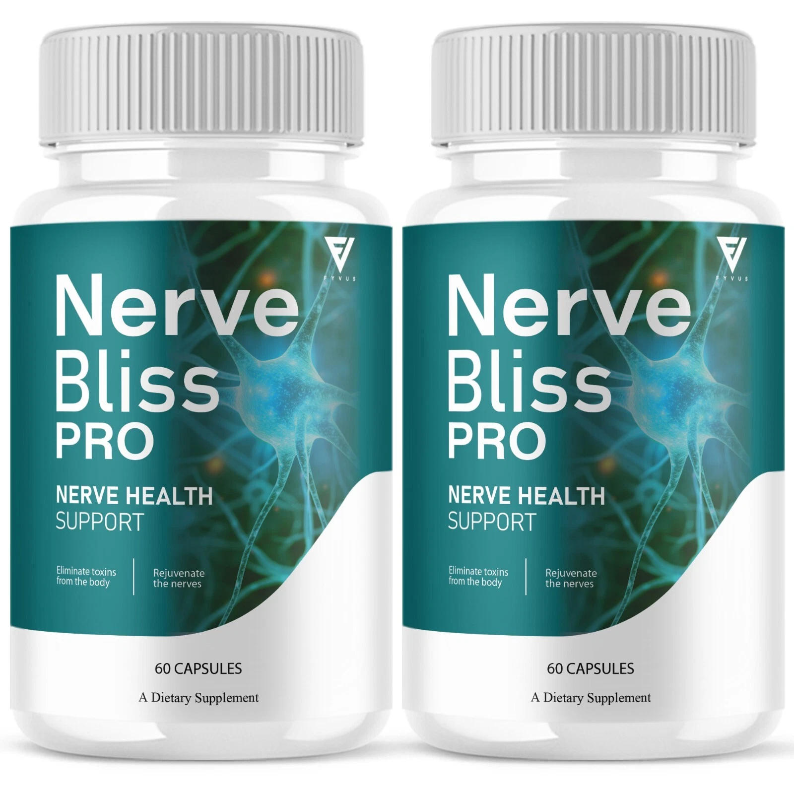 (2 Pack) Nerve Bliss Pro Nerve Support Supplement NerveBliss Pro (120 Capsules)