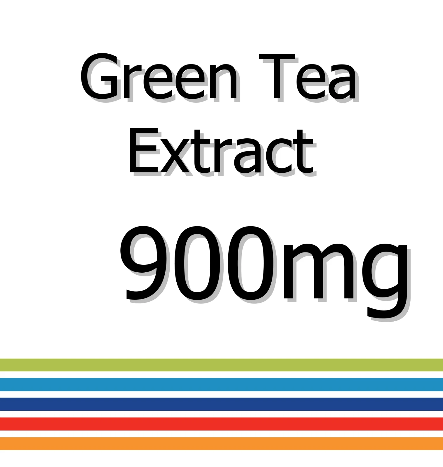 Green Tea Extract 900mg x 90 Tablets - Boosts Metabolism