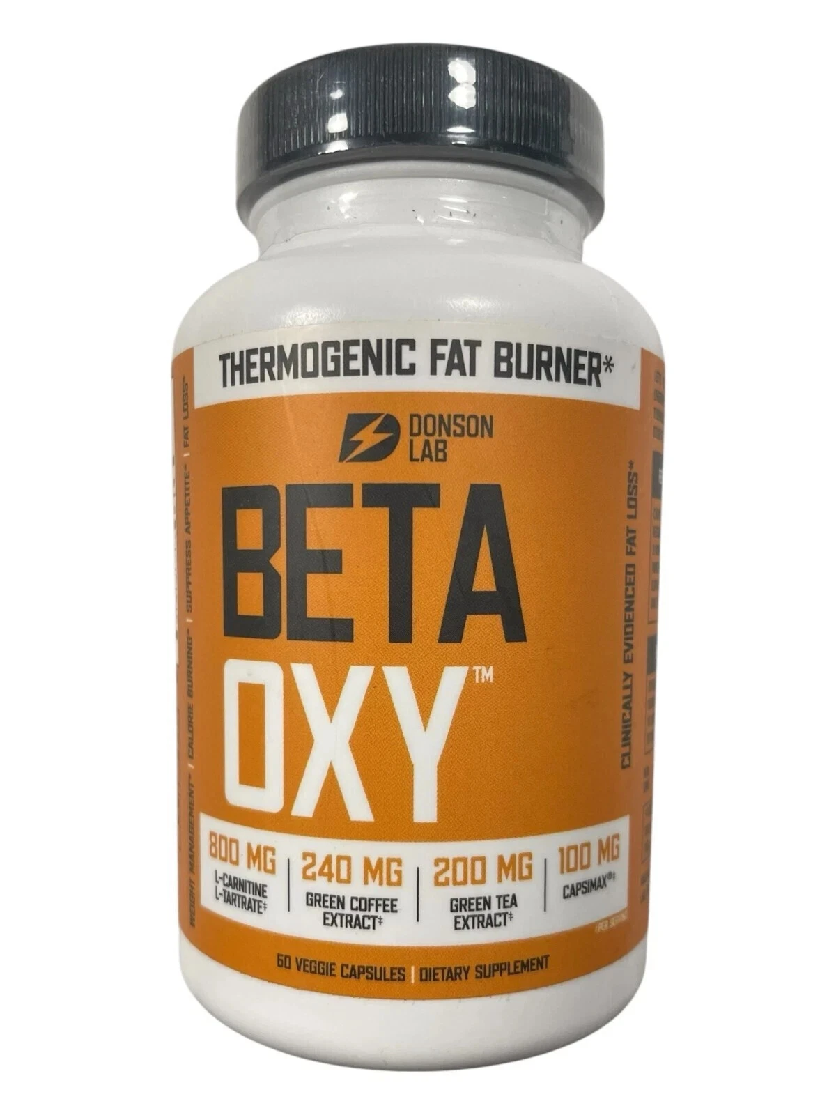 Beta Oxy Thermogenic Fat Burner - Weight Management 60 Ct Ex 05/26