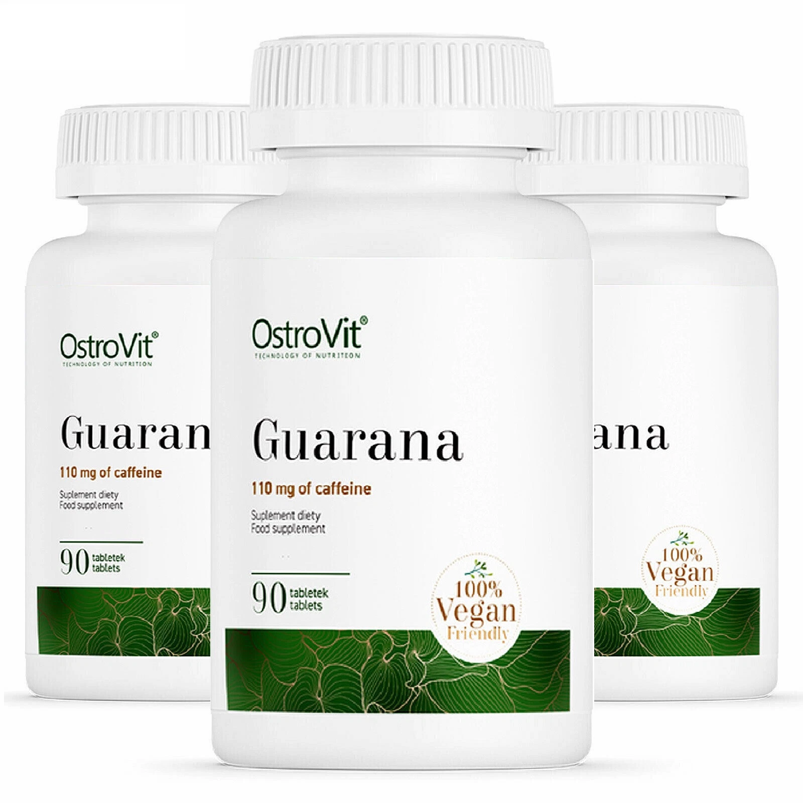GUARANA - 90-270 Tabs-Increases energy levels, physical performance, fat burning