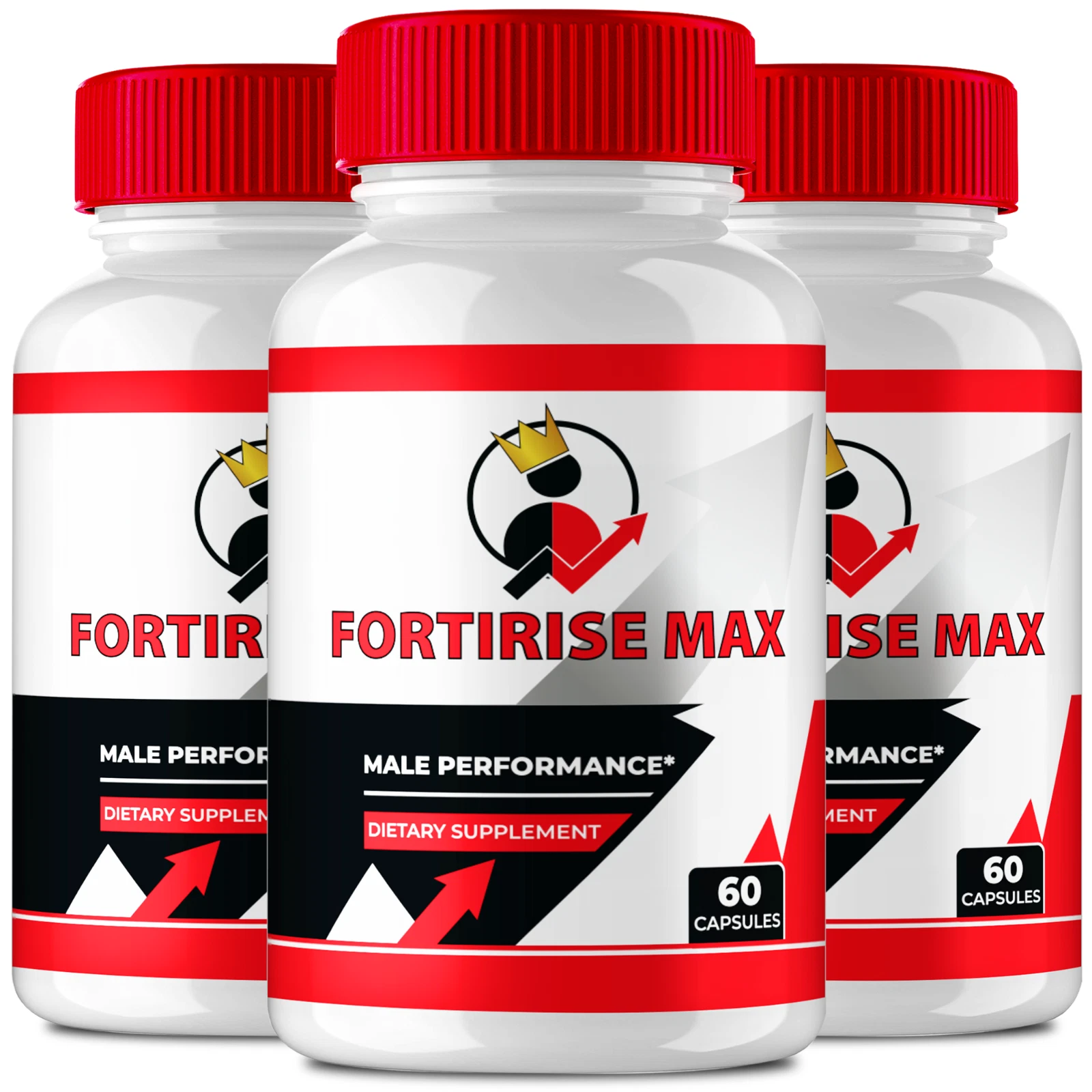 (3 Pack) Fortirise Max for Men ED Male Performance and Stamina (180 Capsules)