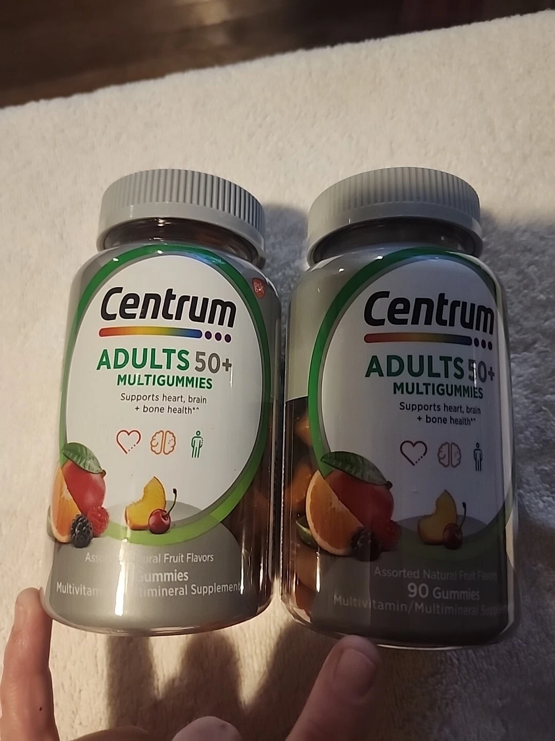 Centrum Silver Adults 50+ Multivitamin 90 Gummies EXP 2/2025 Heart Brain Bone