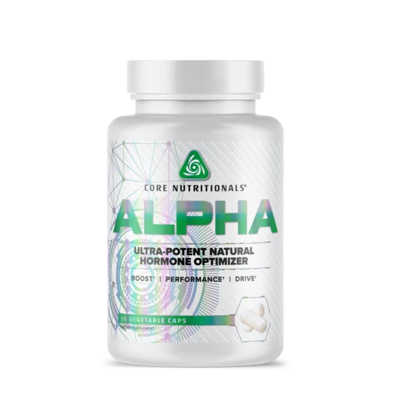 Core Nutritionals Alpha - Anabolic Testosterone Booster & Estrogen Blocker 56ct