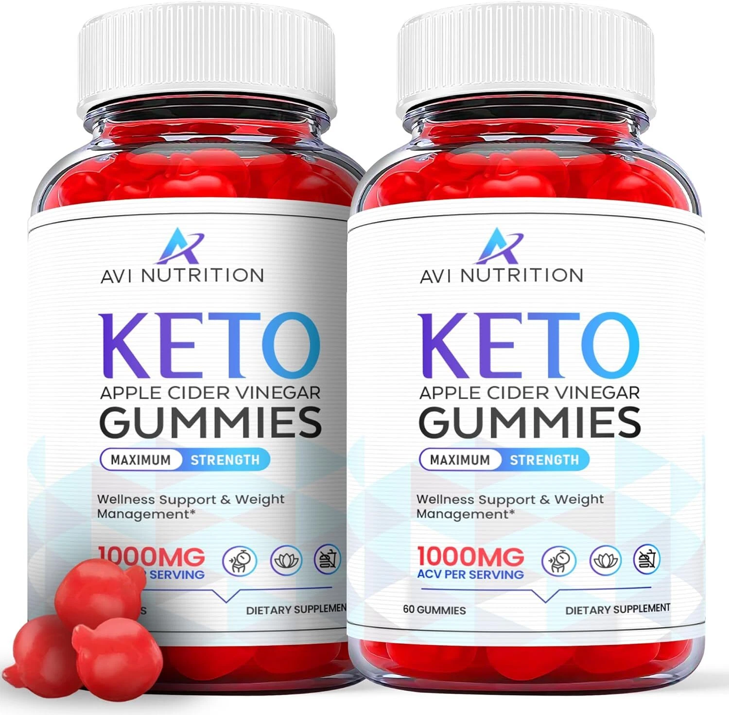 AVI Nutrition Keto Gummies - AVI Nutrition ACV Gummys Weight Loss OFFICIAL-2Pack