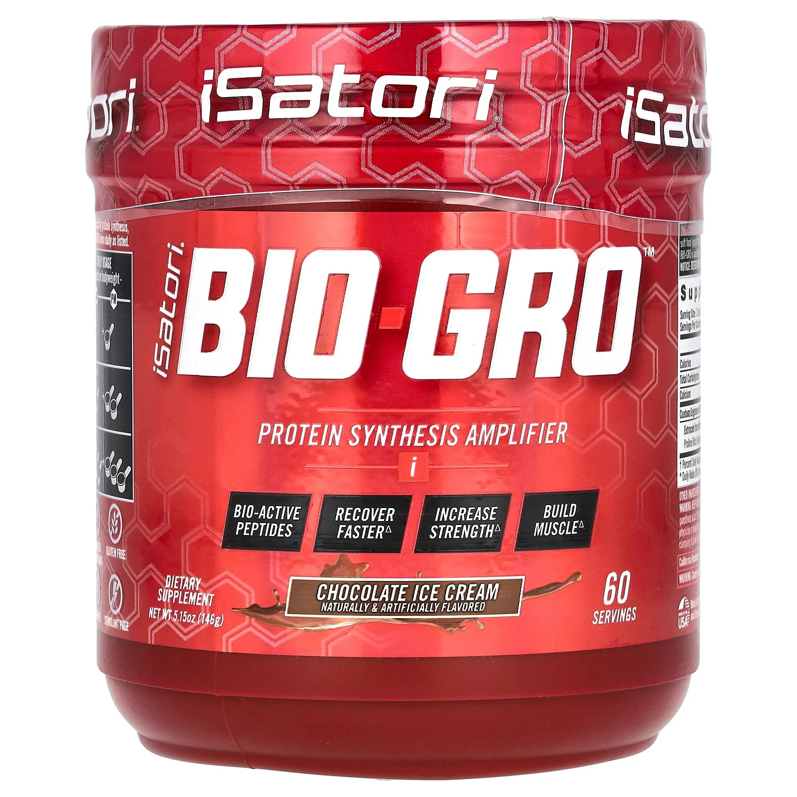 Bio-Gro, Protein Synthesis Amplifier, Chocolate Ice Cream, 5.15 oz (146 g)