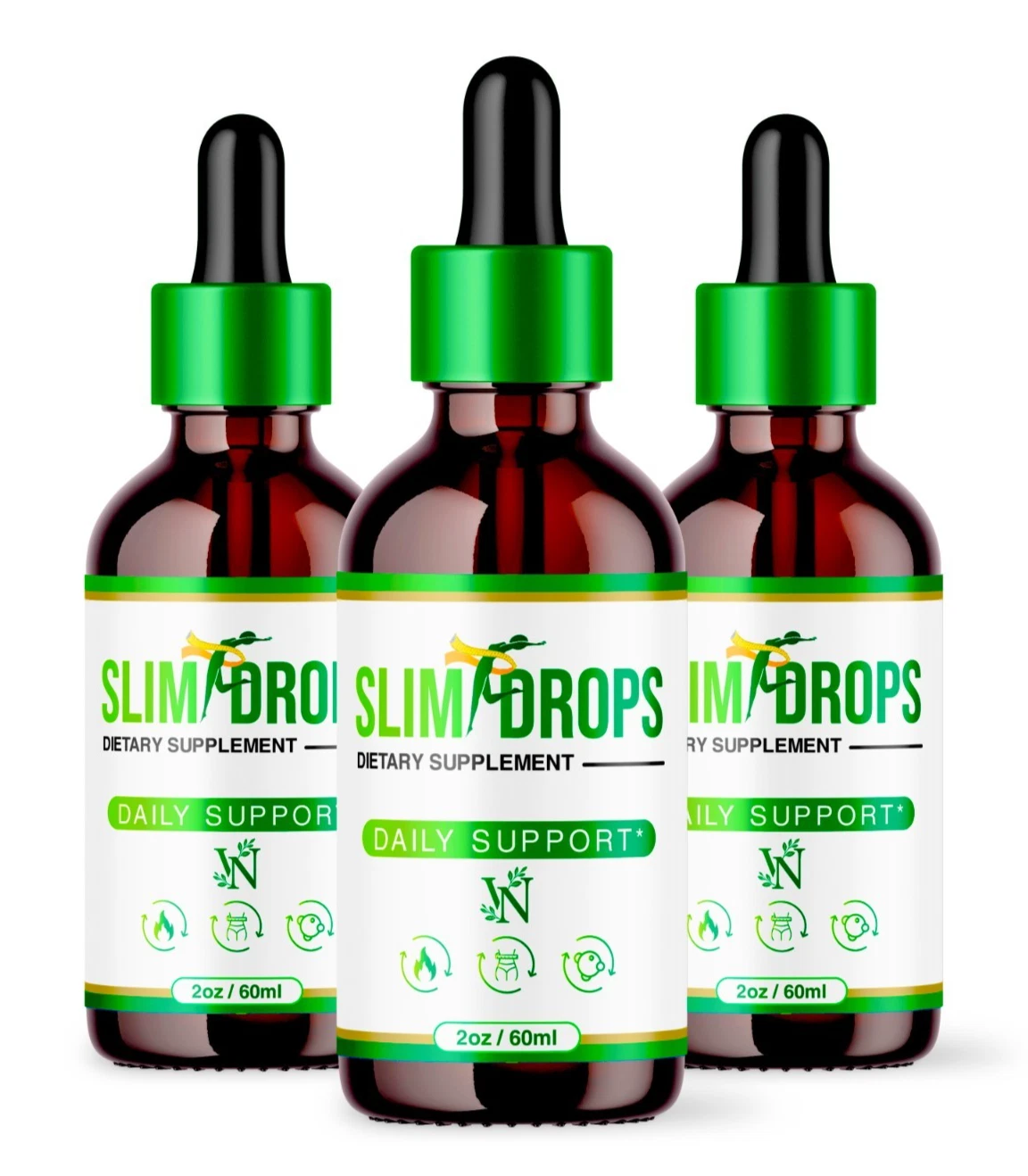 Slim Drops for Weight Loss - Premium SlimDrops Fat-Burning Support (90 servs.)