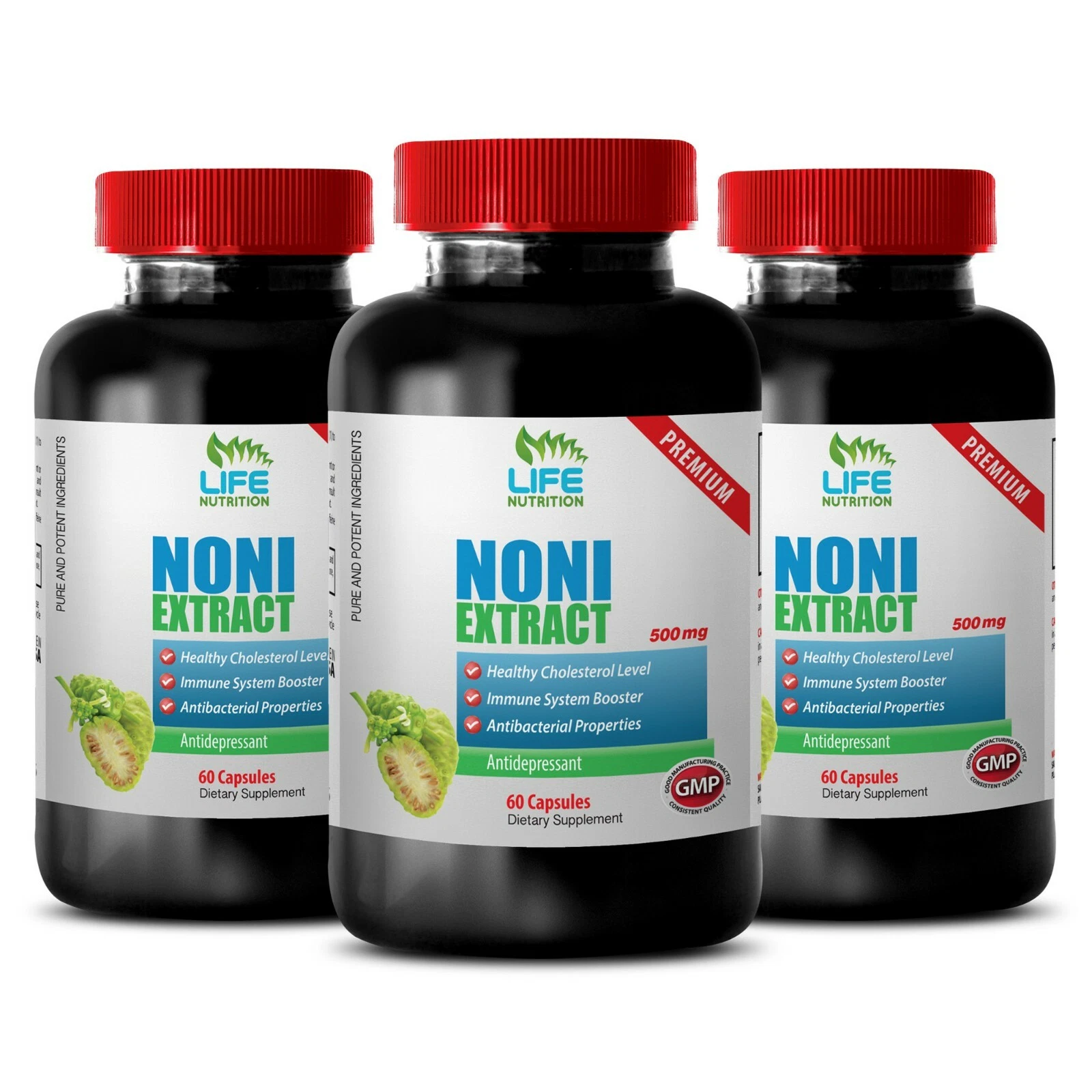 Metabolism Booster - NONI EXTRACT 8:1 500mg - Anti-Inflammatory Capsules 3B